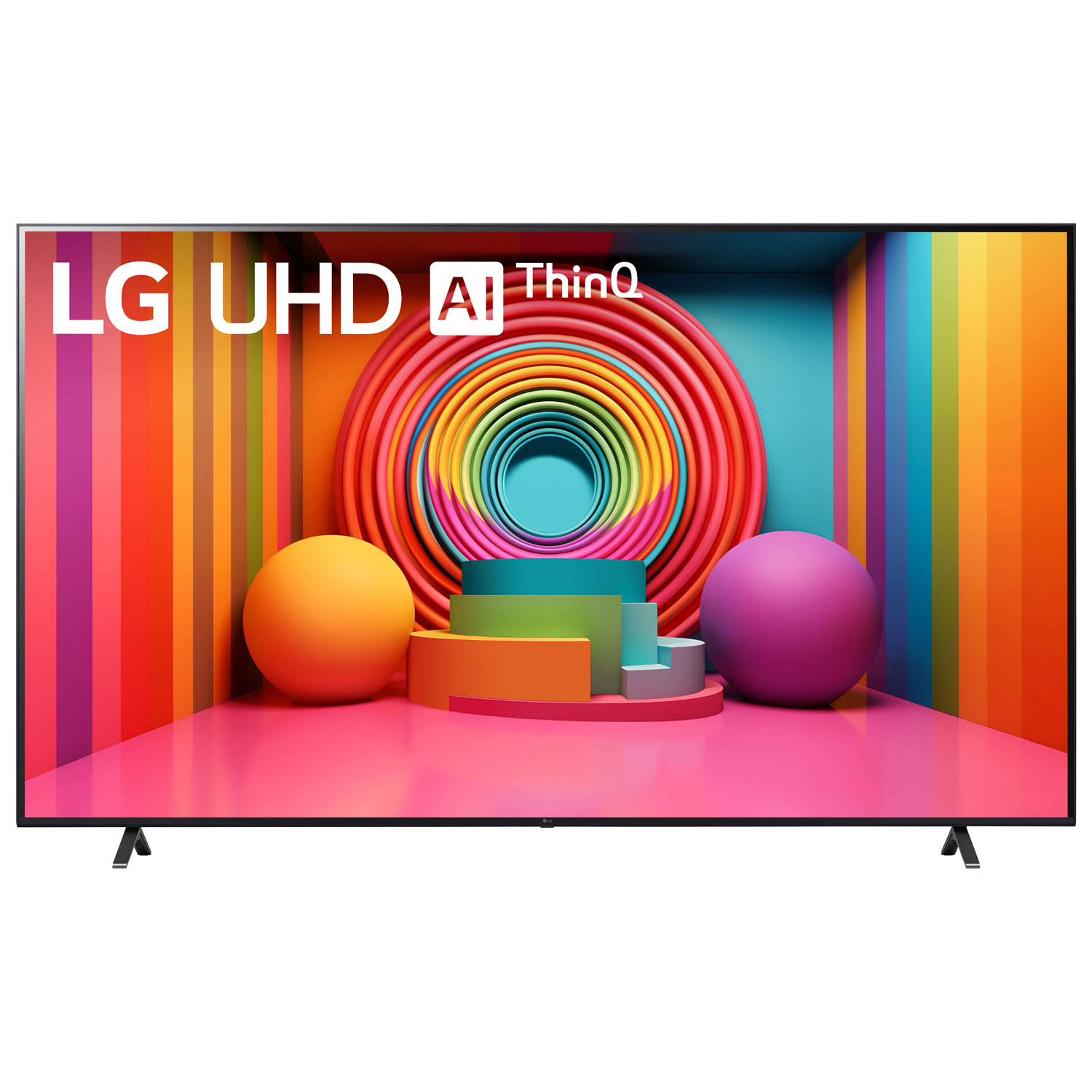 LG 86" 4K UHD HDR LED webOS AI ThinQ Smart TV (86UT7590PUA) - 2024
