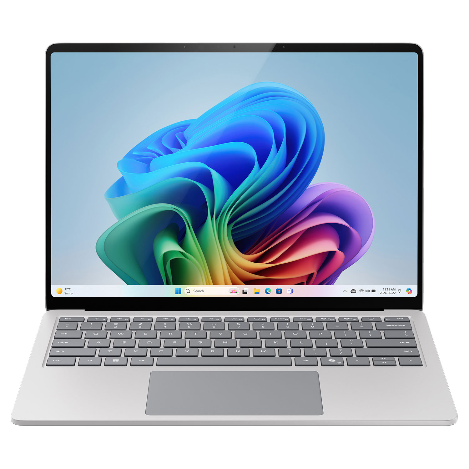 Microsoft Surface Laptop 13.8" Touchscreen Copilot+ PC Laptop (Snapdragon X Plus/16GB RAM/256GB SSD) (2024) - Platinum - EN