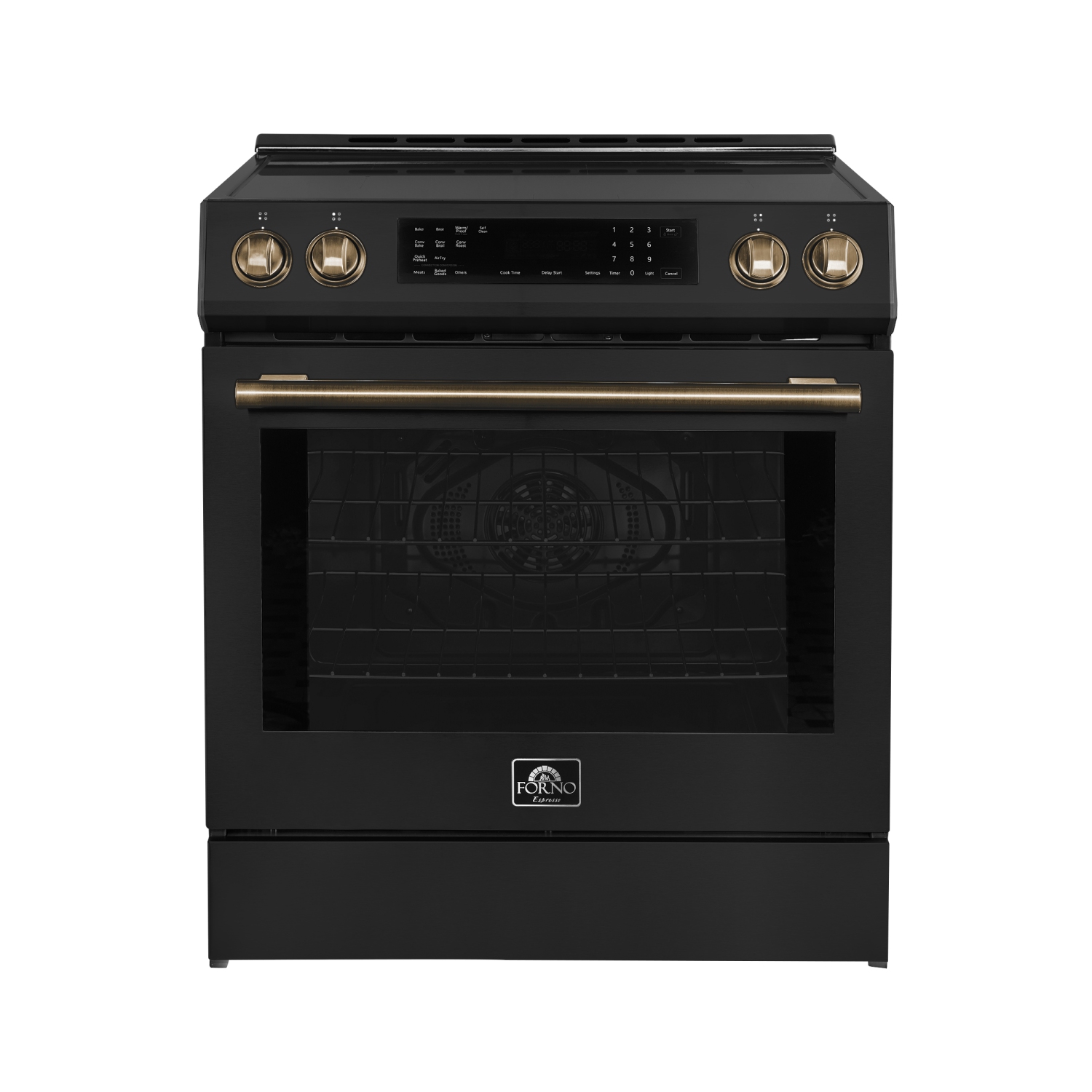Forno Espresso – Cuisinière à induction encastrable de 30&nbsp;po Donatello, noir