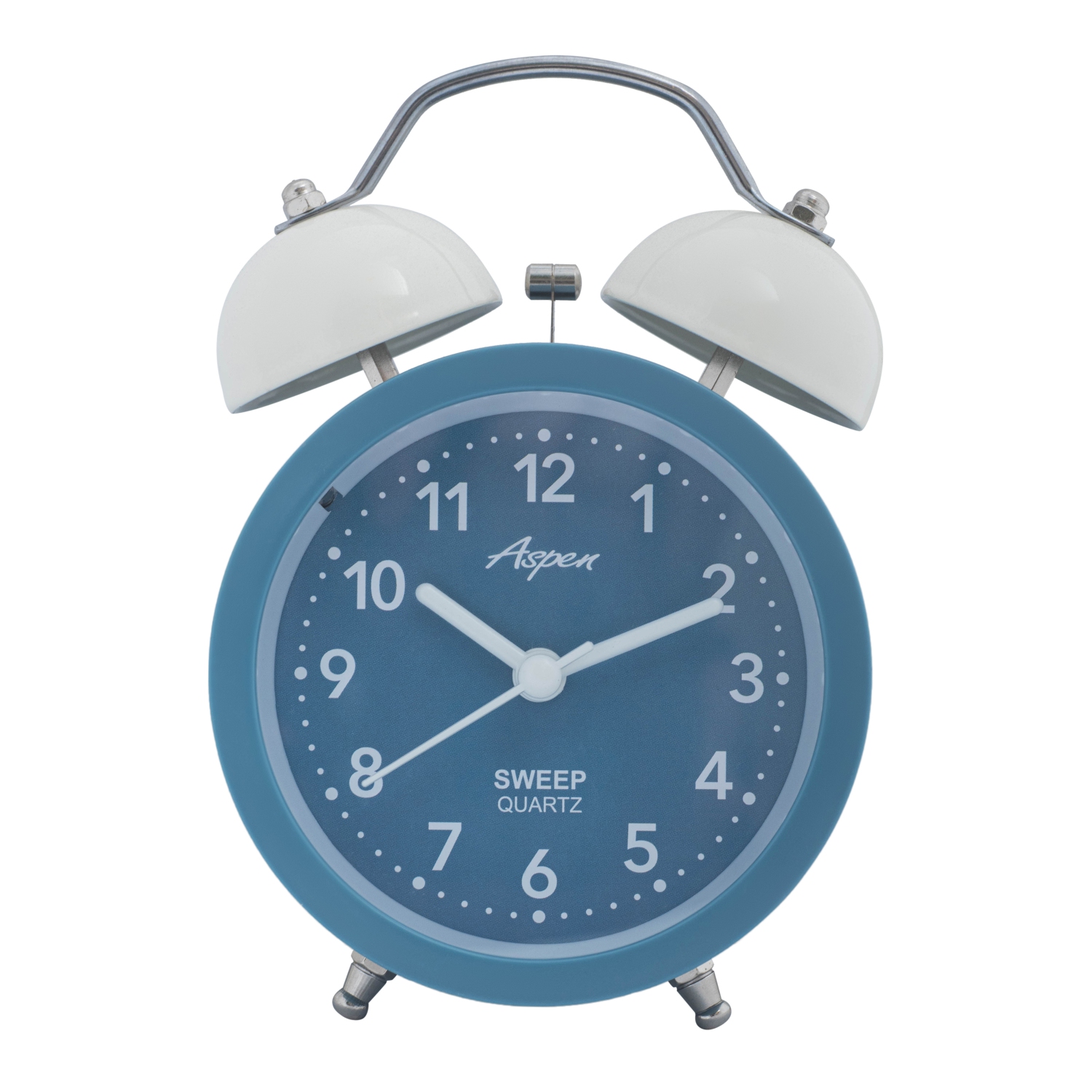 Réveille-matin analogique à deux cloches bruyantes pour adultes et enfants, rétroéclairage doux, réveil rétro pour grands pyjamas, alimentation par