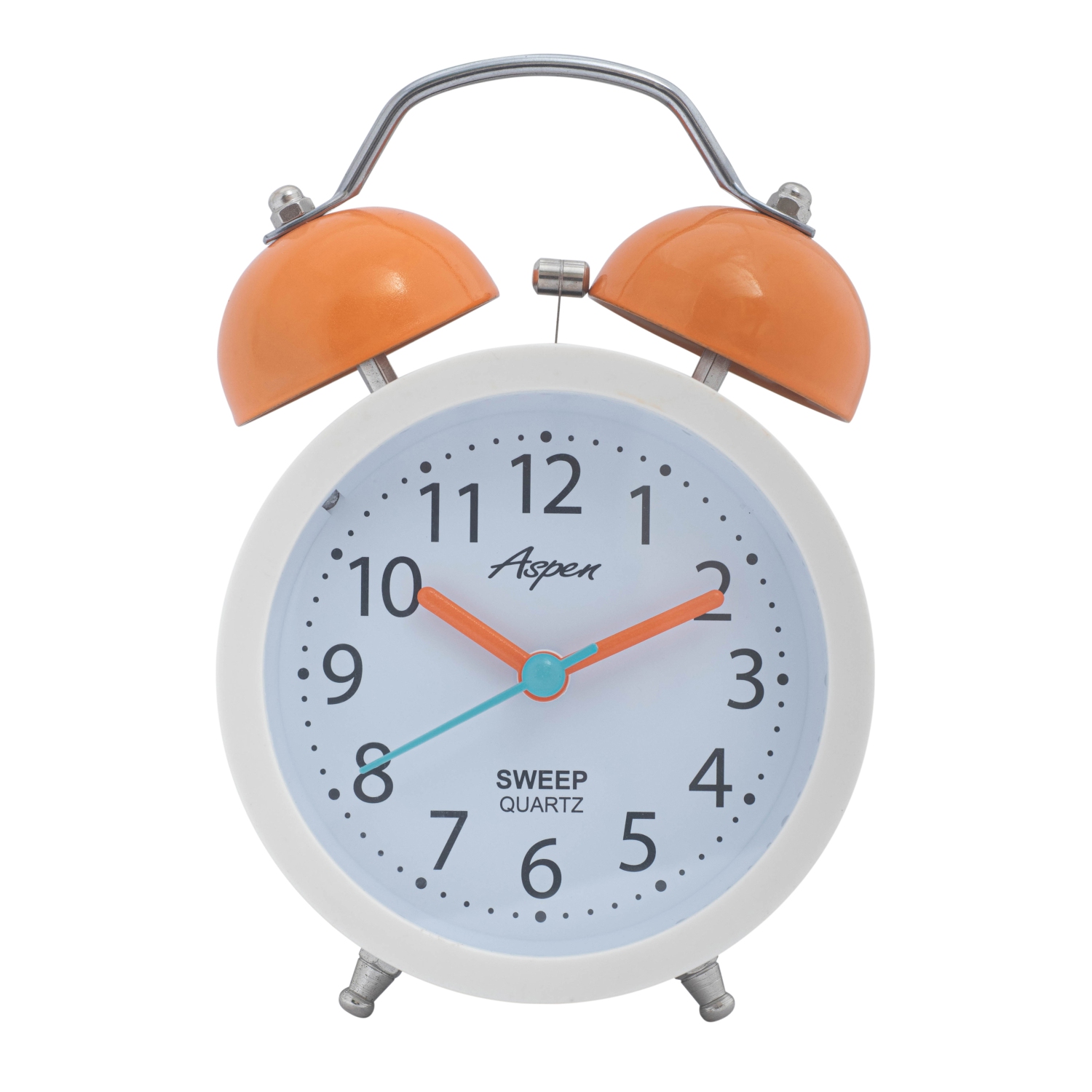 Joli réveille-matin analogique à deux cloches pour enfants, rétroéclairage doux, réveil bruyant pour les grands dormeur, alimenté par piles, cadran