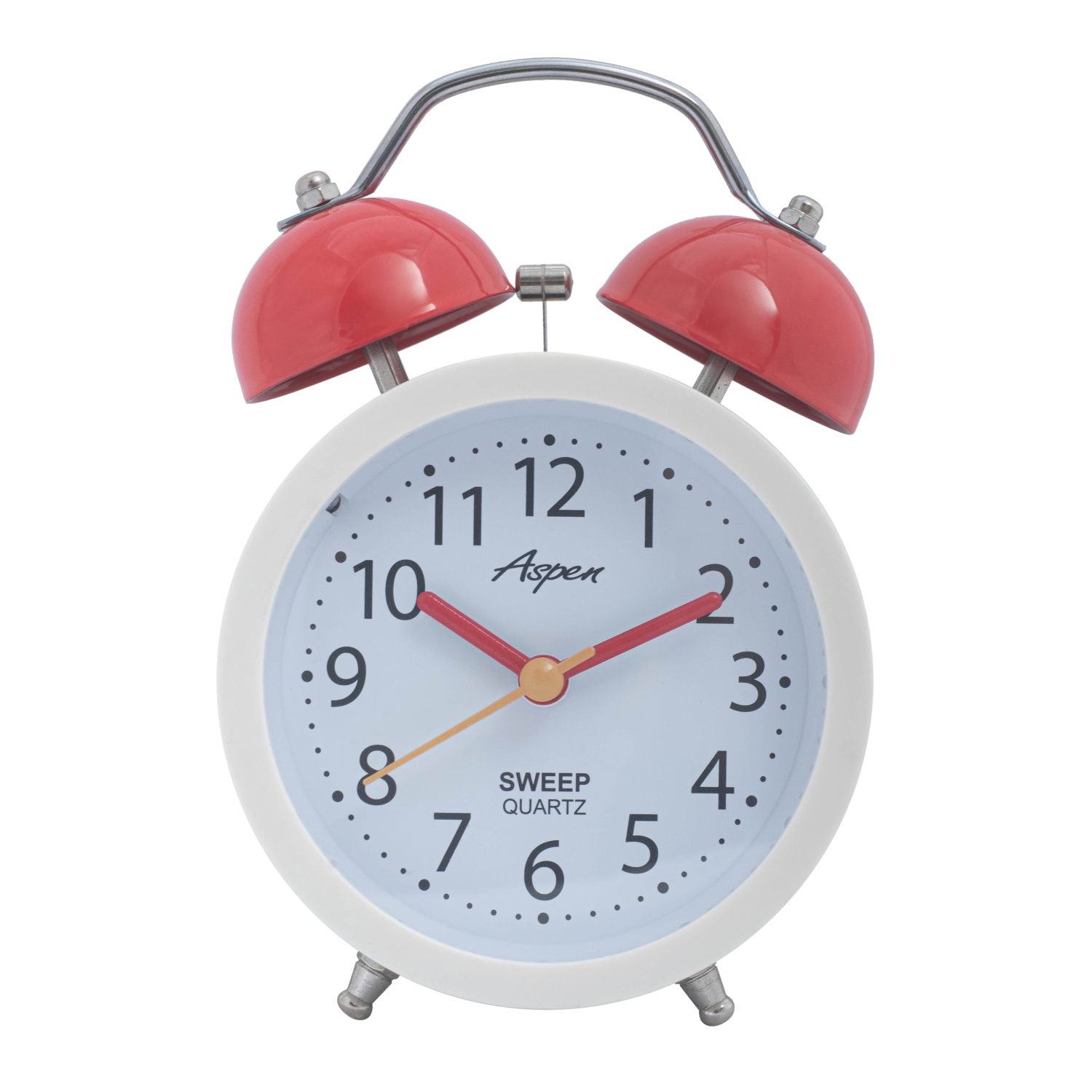 Cute Twin Bell Analog Alarm Clock for Kids, Soft Backlight, Loud Alarm Clock for Heavy Sleepers, Battery Powered, Easy to Read Dial