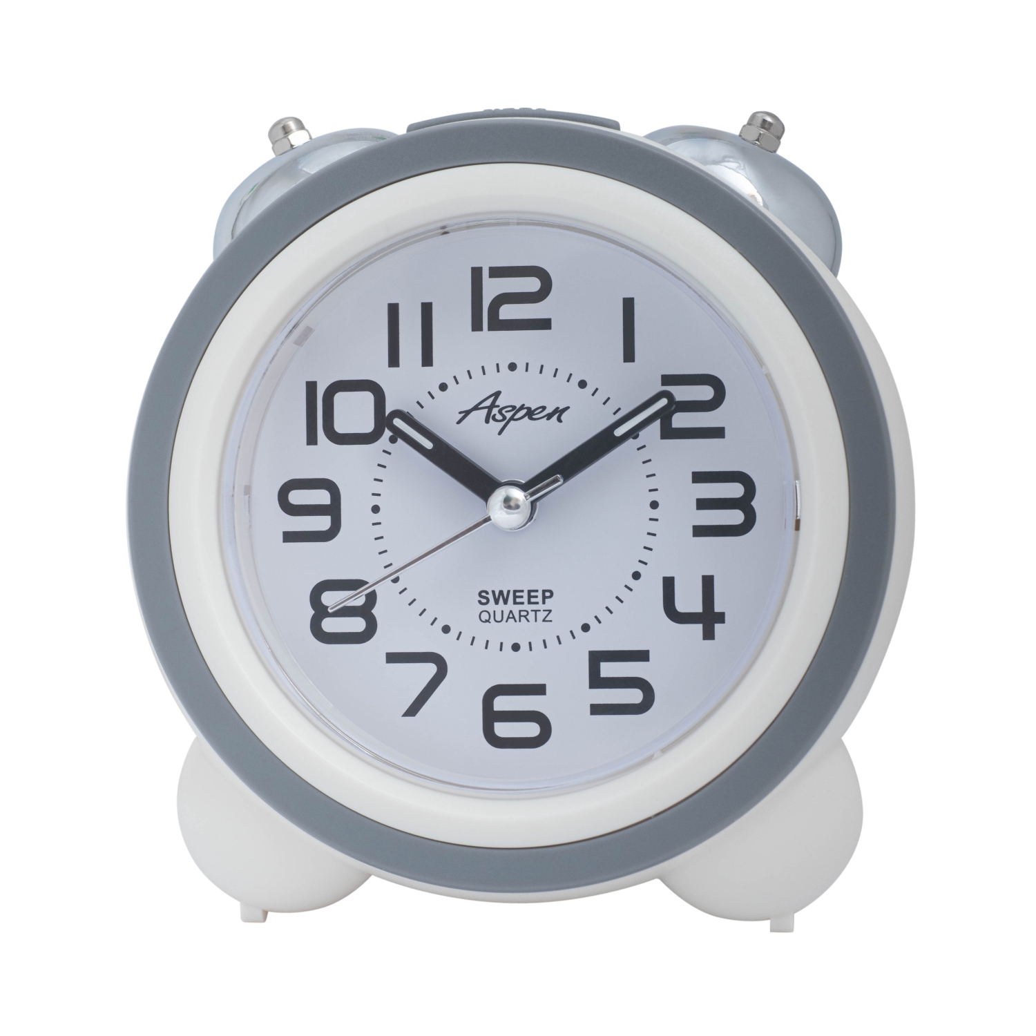 Analog Kids Twin Bell Alarm Clock for Heavy Sleepers - Cute Alarm Clock for Boys or Girls Room, Soft Backlight, No Ticking Sound, Loud Alarm Clock,