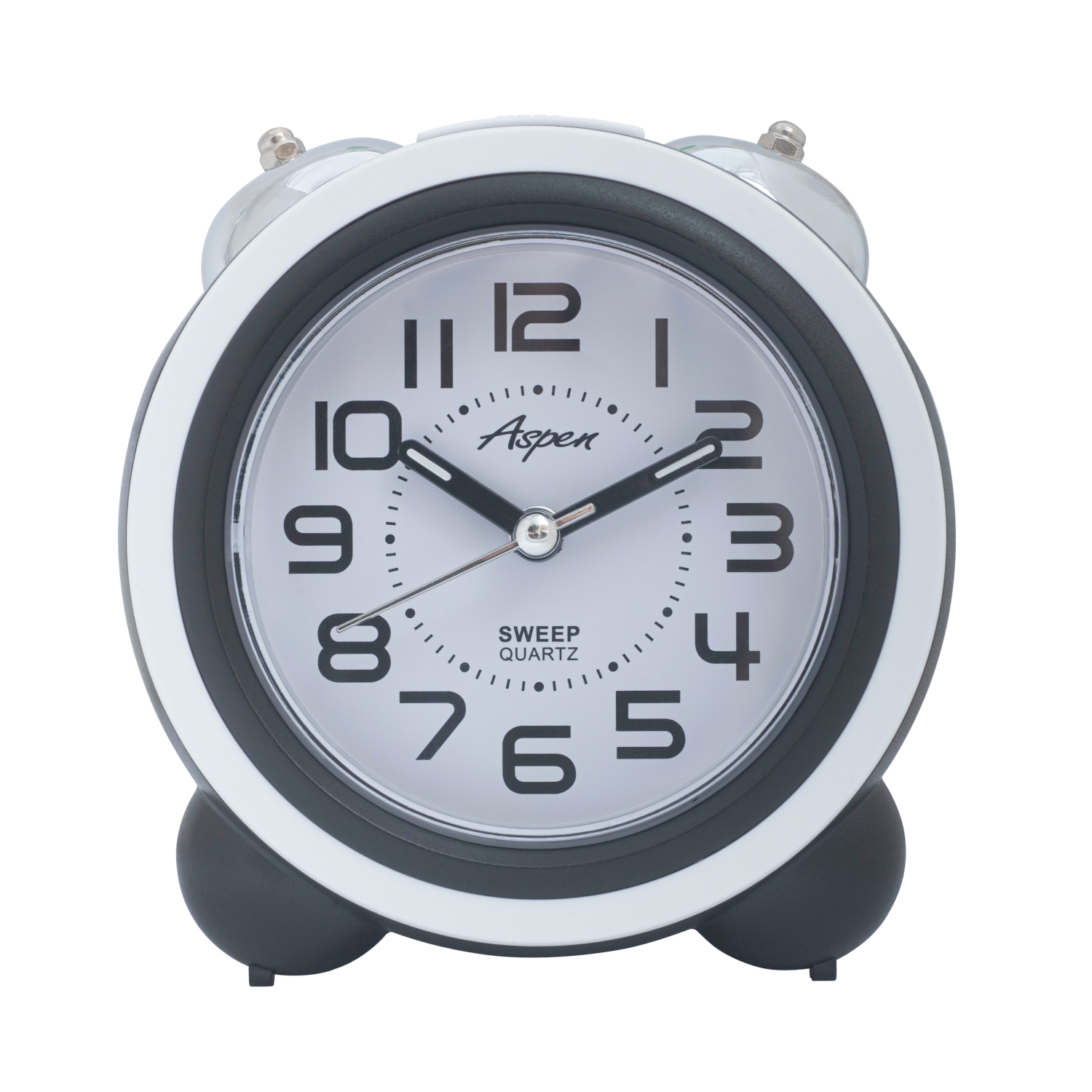 Analog Kids Twin Bell Alarm Clock for Heavy Sleepers - Cute Alarm Clock for Boys or Girls Room, Soft Backlight, No Ticking Sound, Loud Alarm Clock,