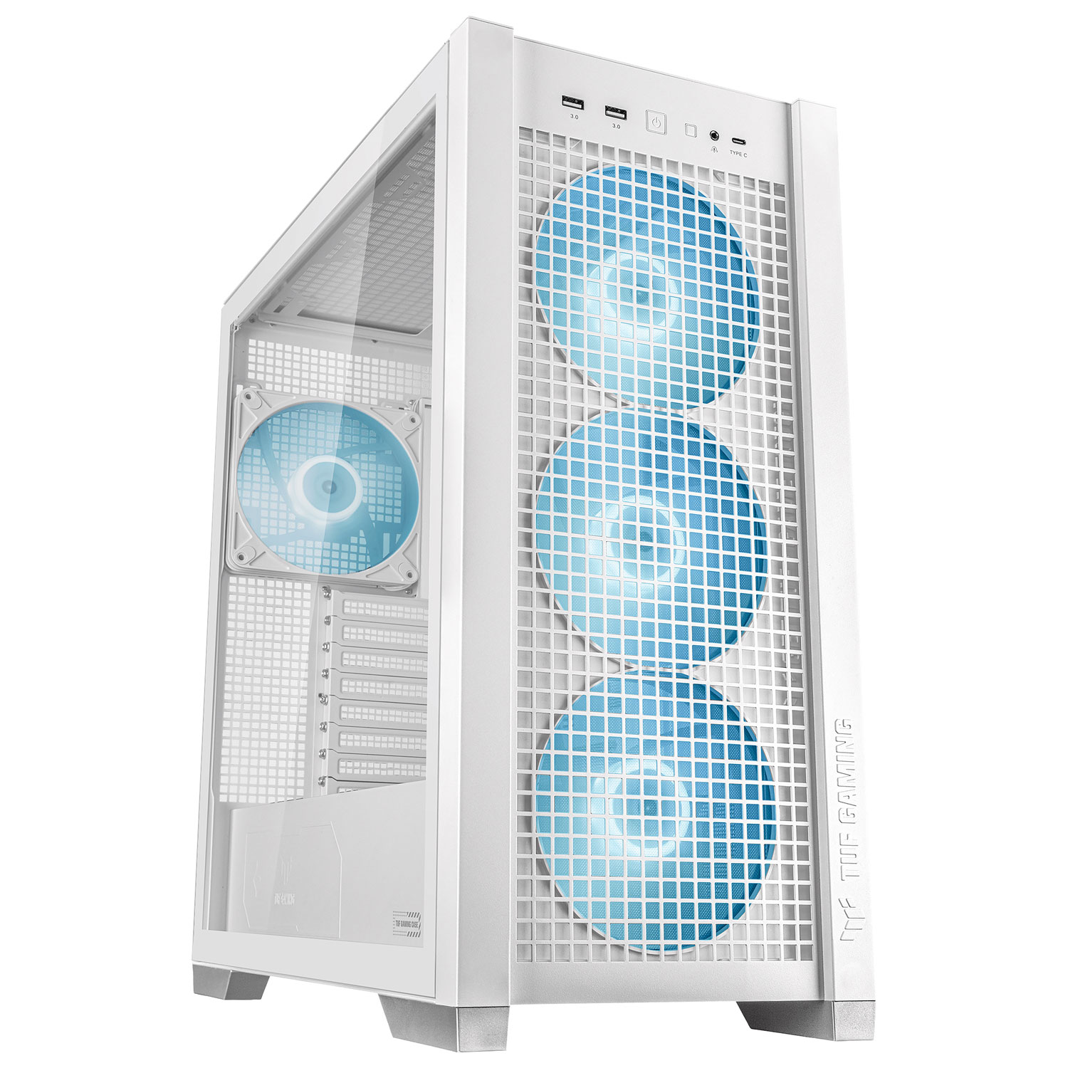 ASUS TUF Gaming GT302 ARGB ATX Mid-Tower Case - White