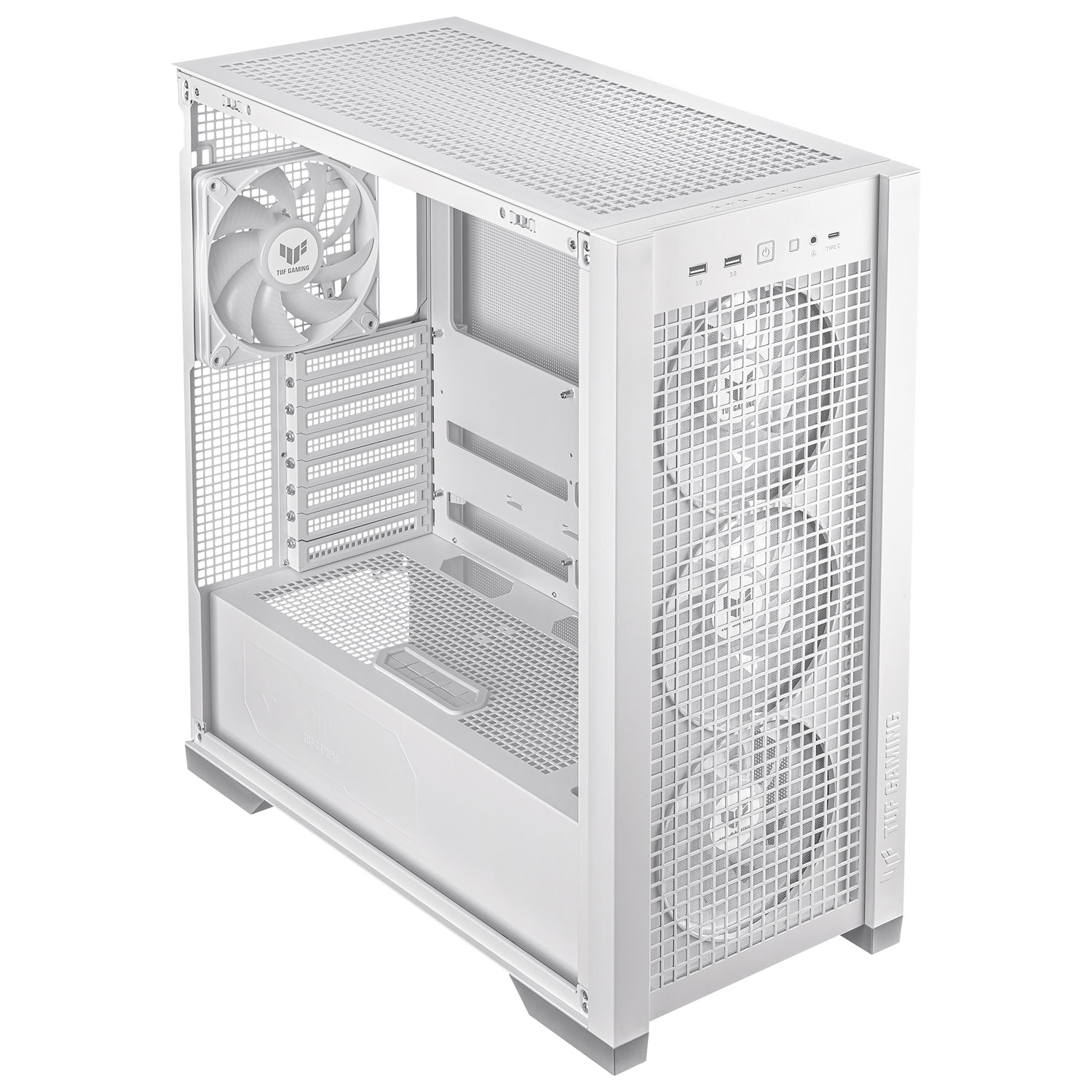 ASUS TUF Gaming GT302 ARGB ATX Mid-Tower Case - White