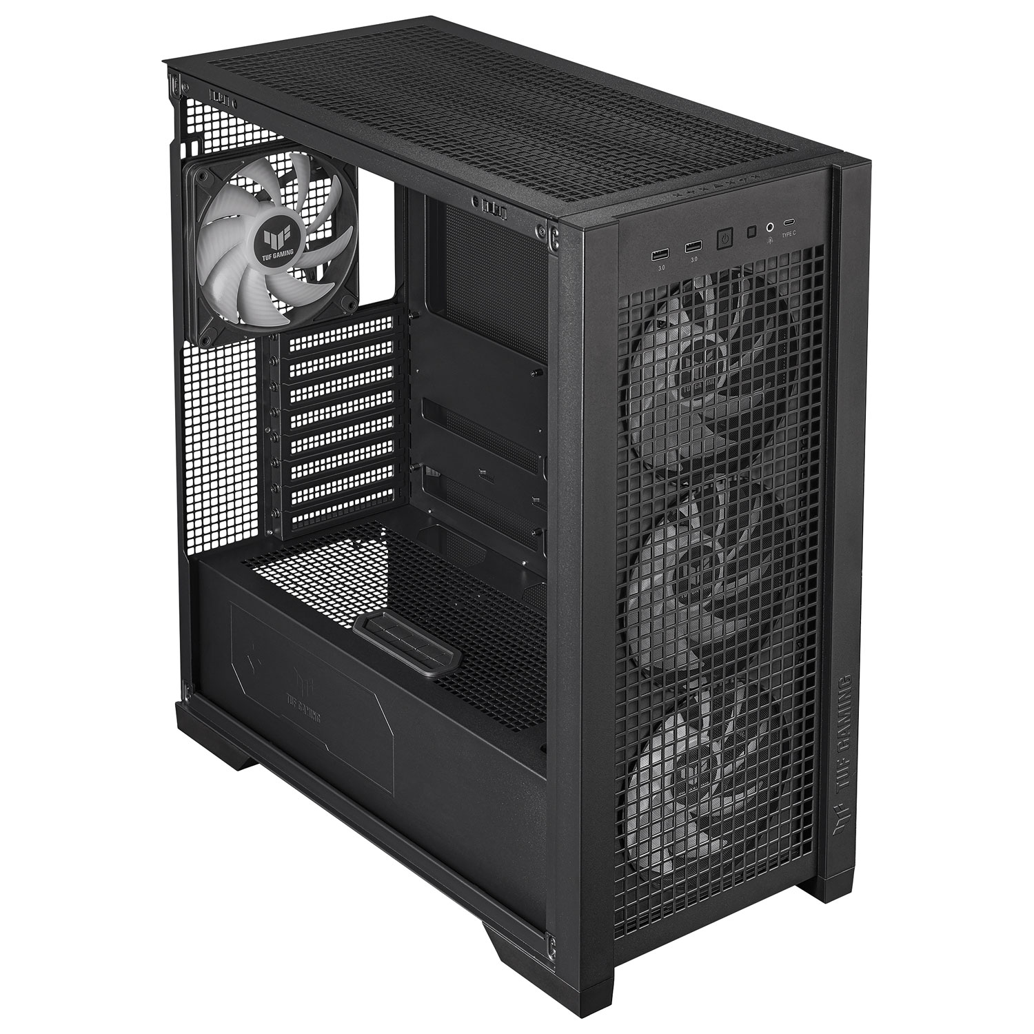 ASUS TUF Gaming GT302 ARGB ATX Mid-Tower Case - Black