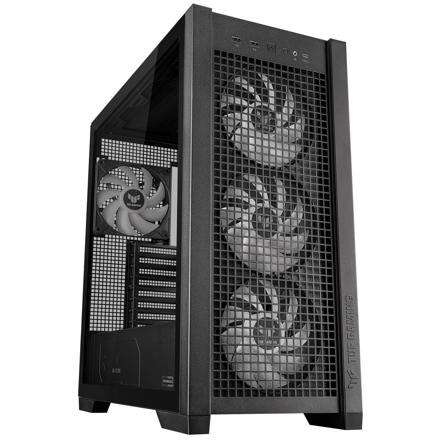ASUS TUF Gaming GT302 ARGB ATX Mid-Tower Case - Black