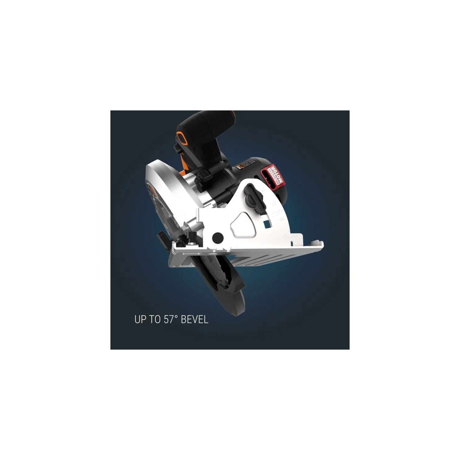 Scie circulaire sans fil 20&nbsp;V Power Share 4,0&nbsp;Ah WORX Nitro WX520&nbsp;L de 7,25 po avec moteur sans balais