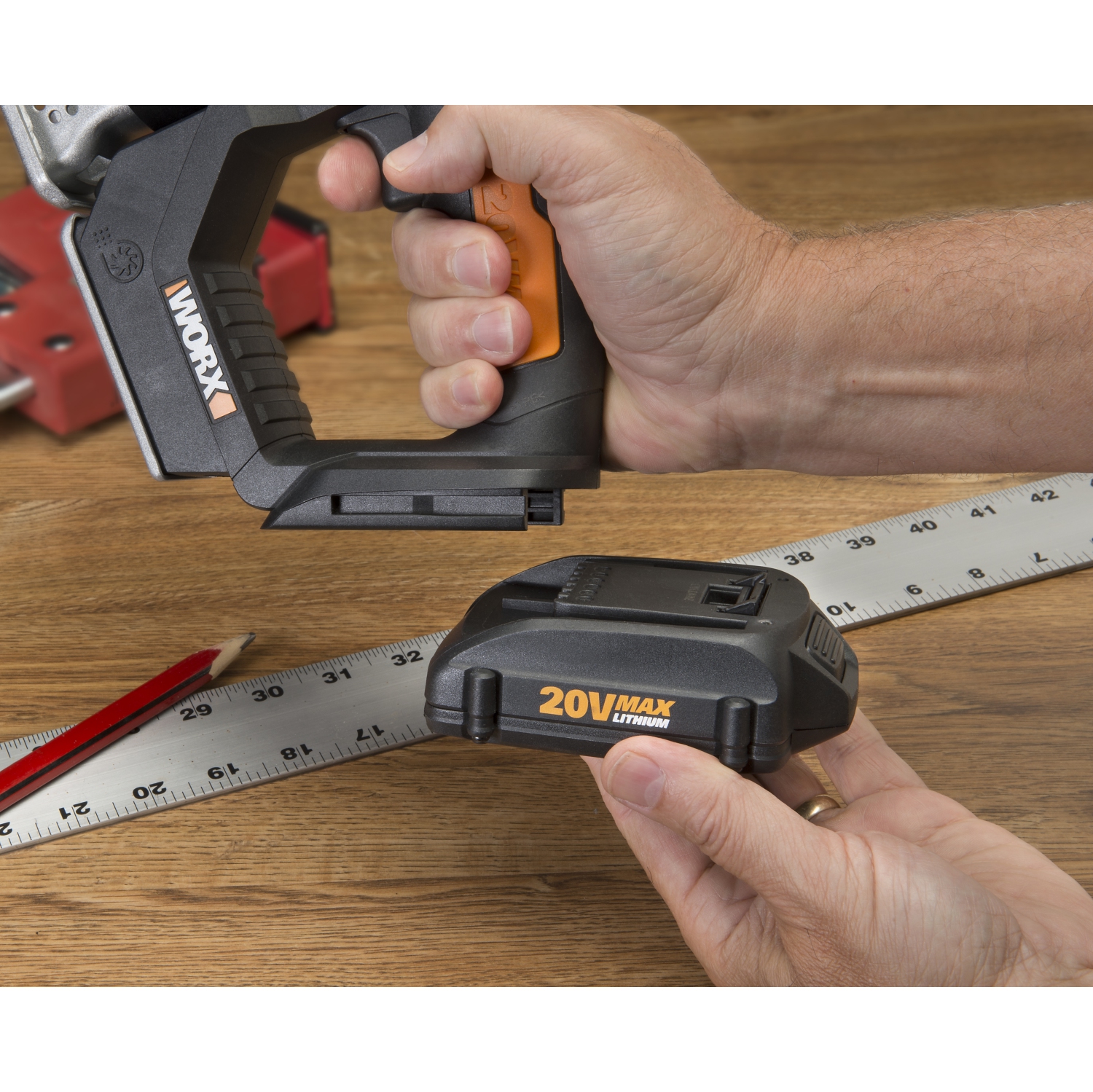 WORX – Scie alternative et sauteuse sans fil à axe motorisé 20&nbsp;V