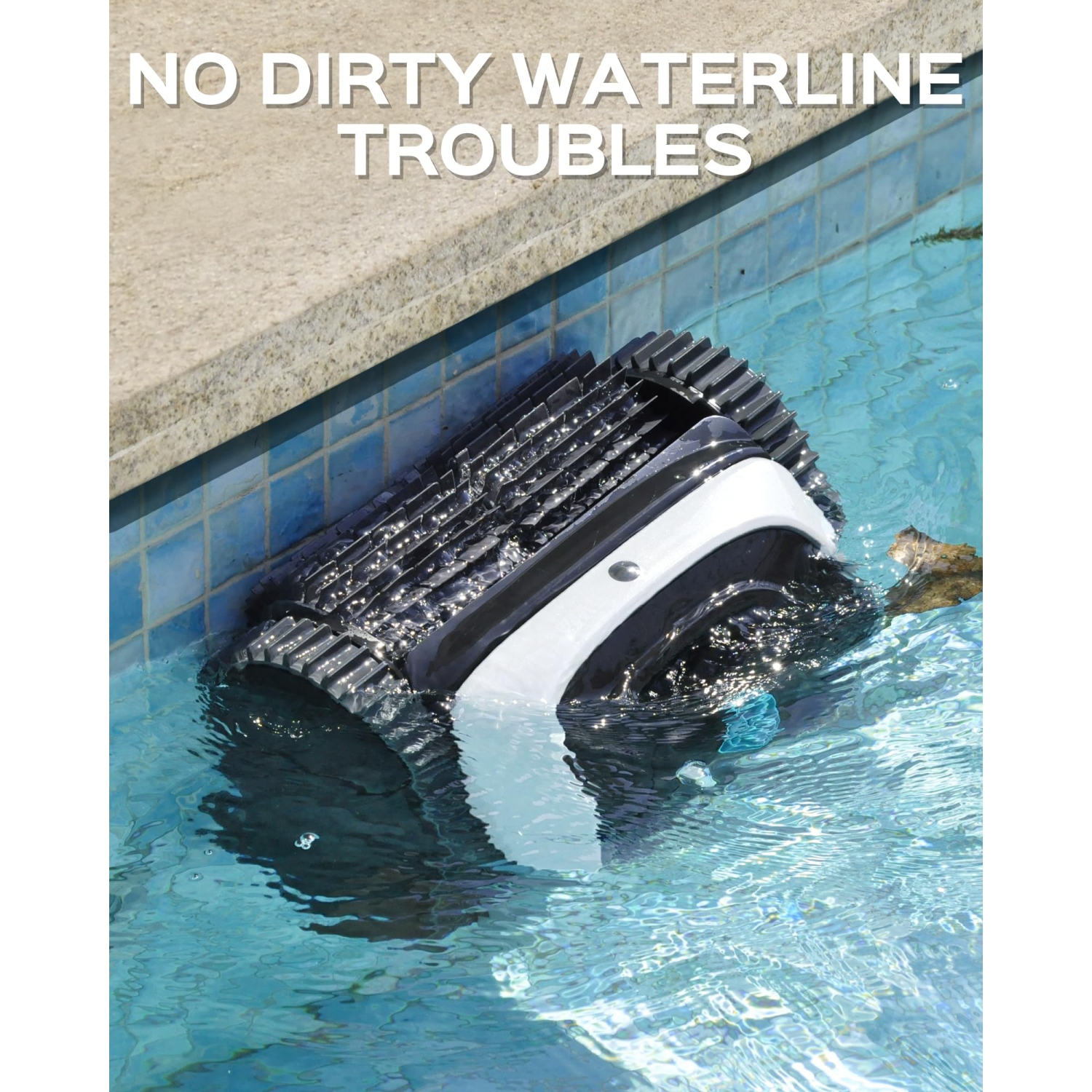 2025 New WYBOT C1 Cordless Robotic Pool Cleaner, 150-Min Runtime Full Pool Cleaning for In-Ground Pools up to 1600 sq. ft, Smart Path Planning, Wall