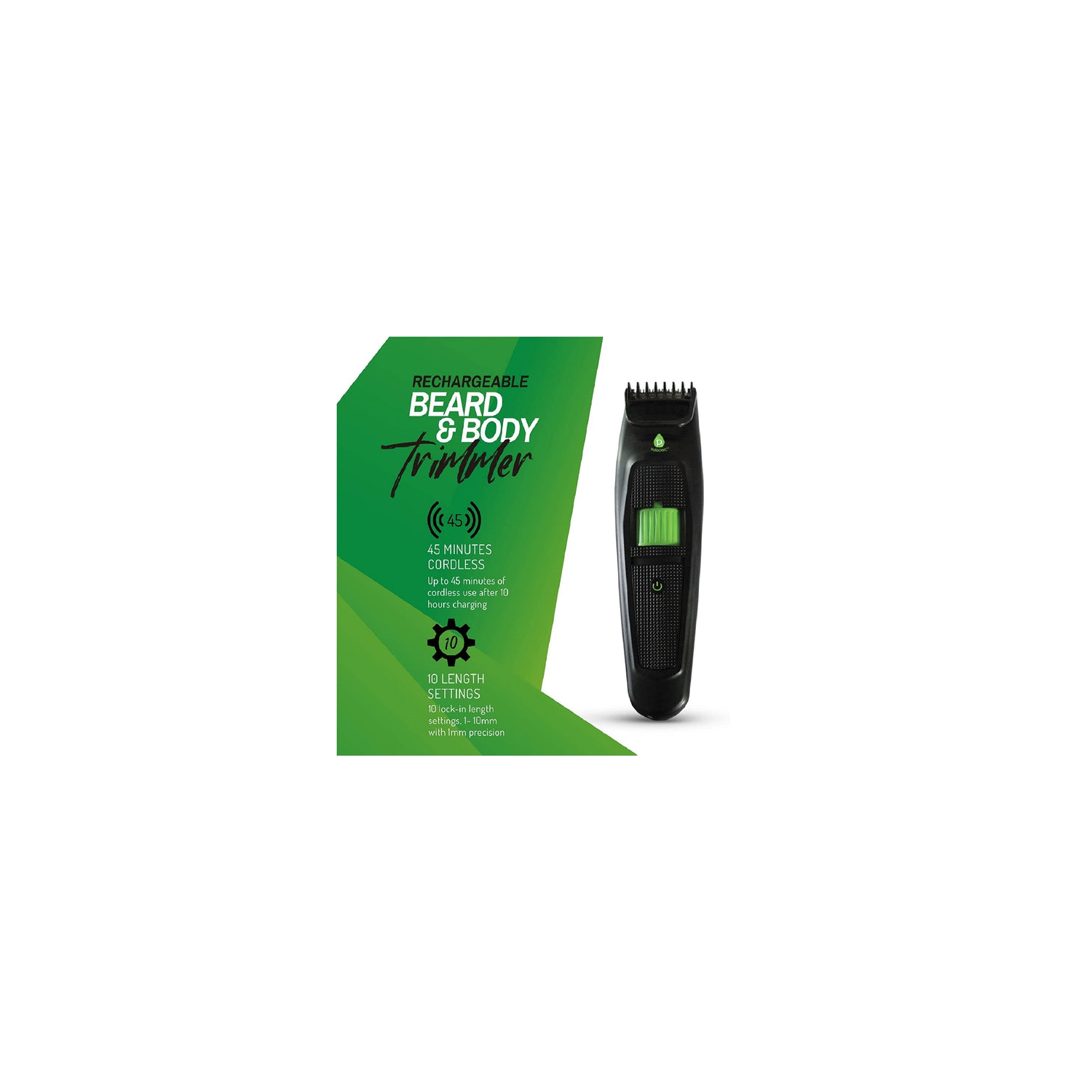 Tondeuse rechargeable pour barbe et corps de Pursonic