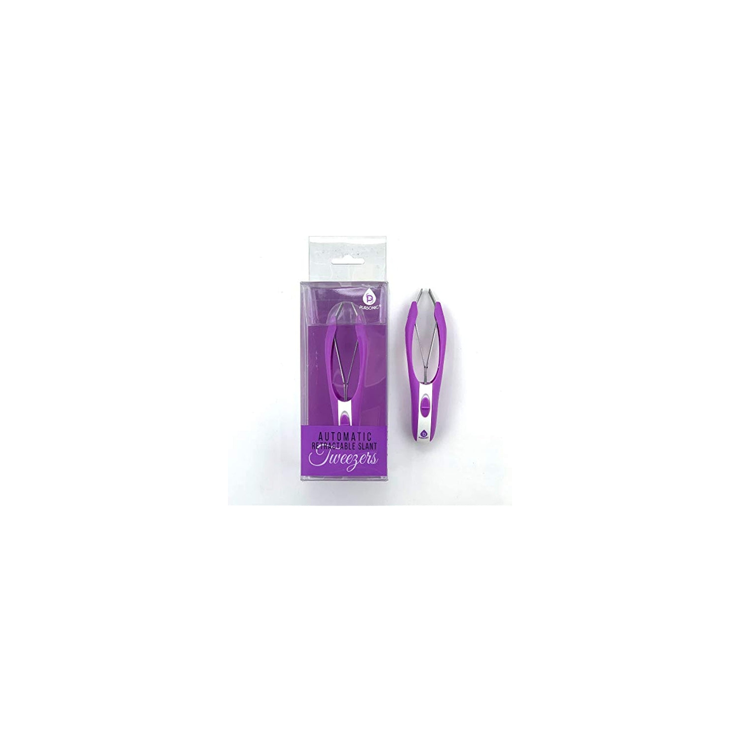 Pursonic Automatic Retractable Slant Tweezers
