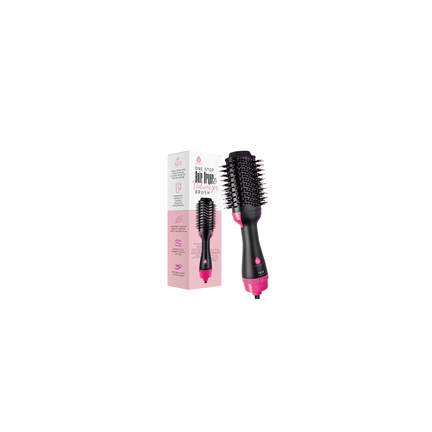 Pursonic One Step Hair Dryer & Volumizer Brush
