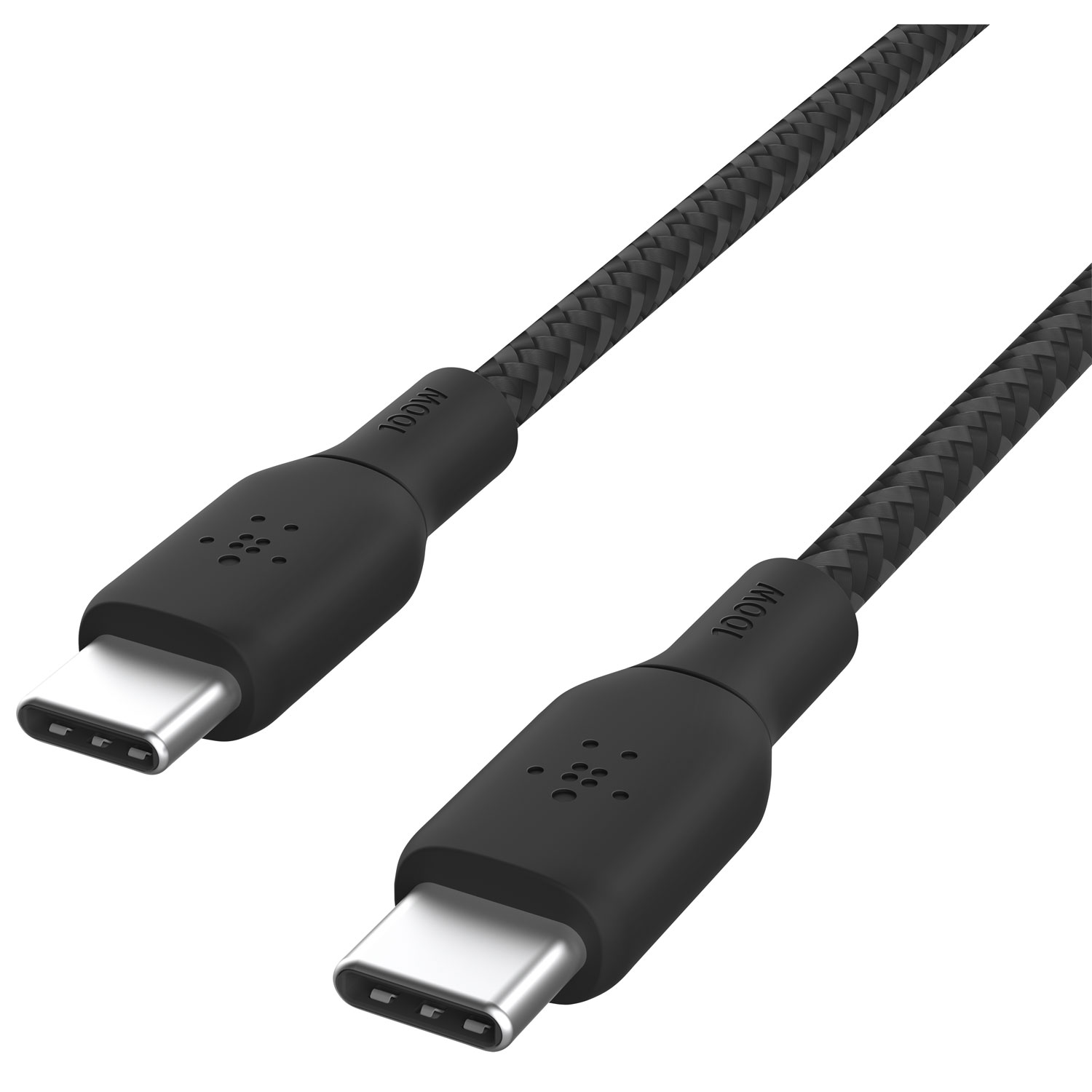 Belkin 3m BoostCharge USB-C to USB-C Braided Cable (CAB014bt3MBK) - Black