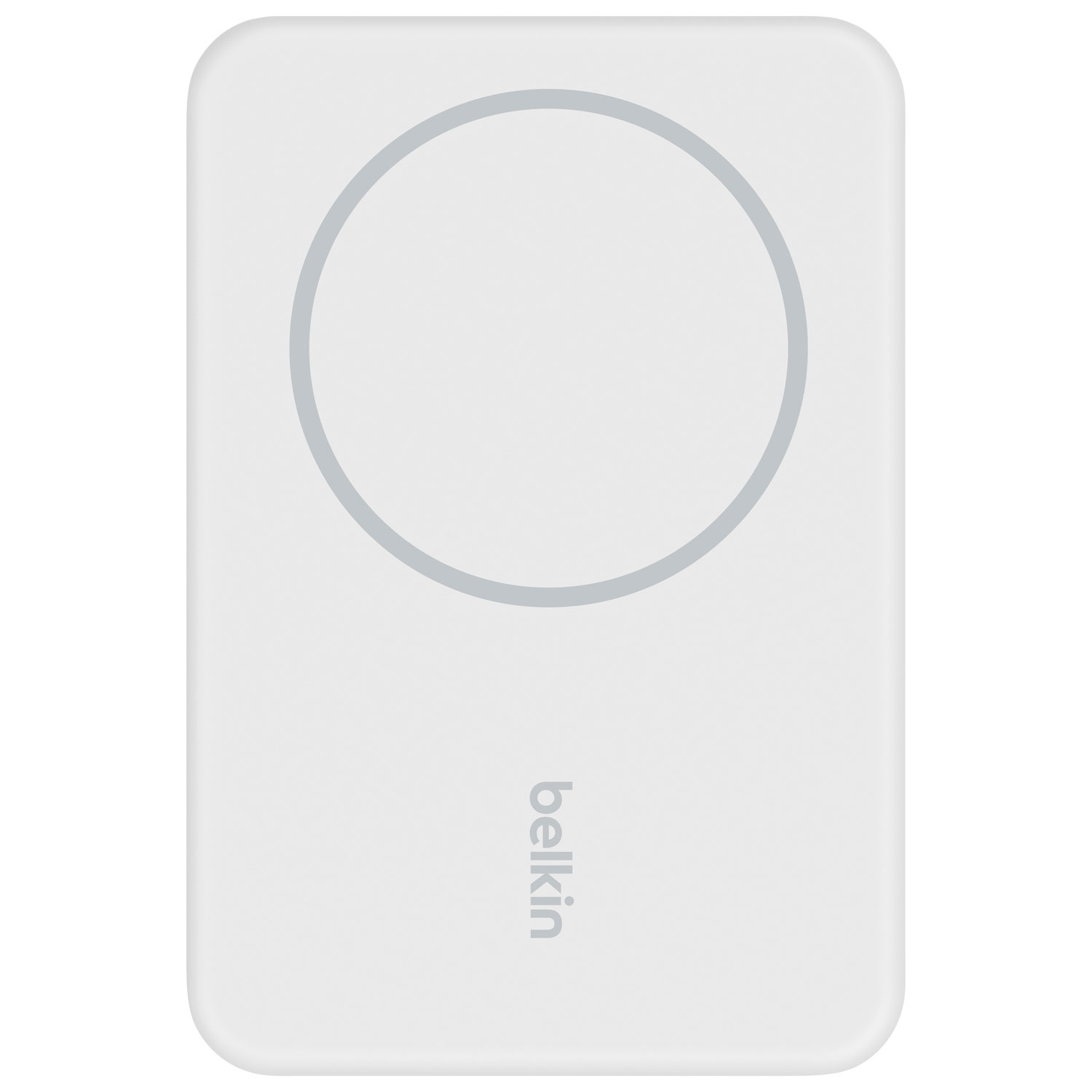 Chargeur portable magnétique sans fil 5K et station de recharge BoostCharge de Belkin - Blanc