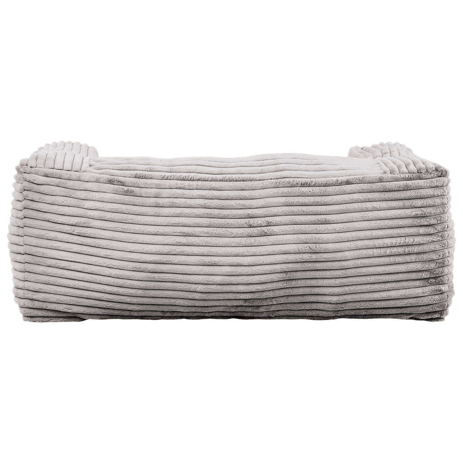 Fauteuil poire en velours côtelé avec mousse à mémoire Redd de Sealy - Gris