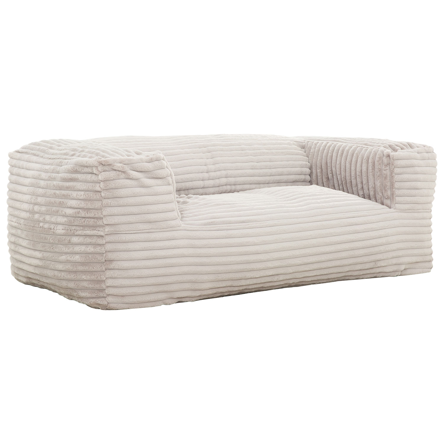 Sealy Redd Memory Foam Corduroy Bean Bag Sofa - Taupe