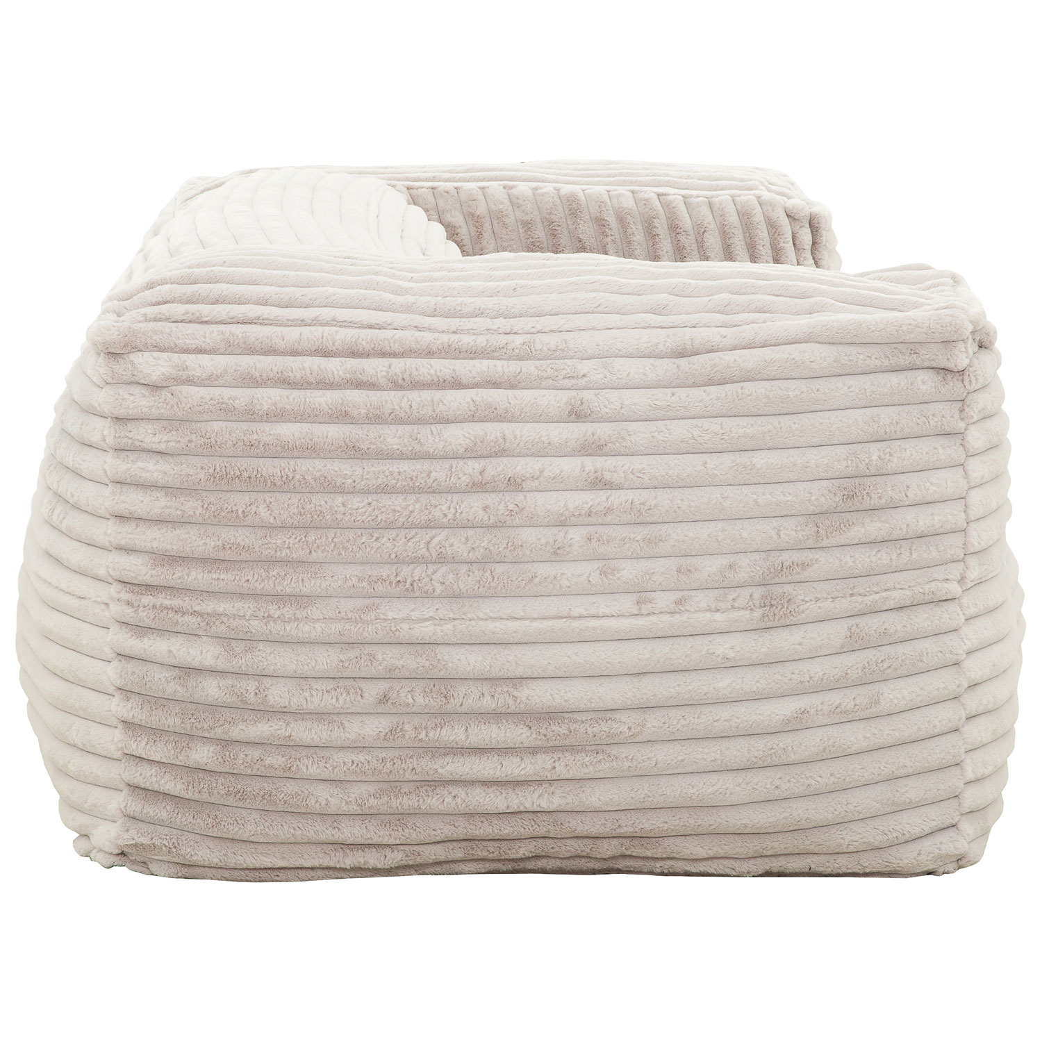 Sealy Redd Memory Foam Corduroy Bean Bag Sofa - Taupe