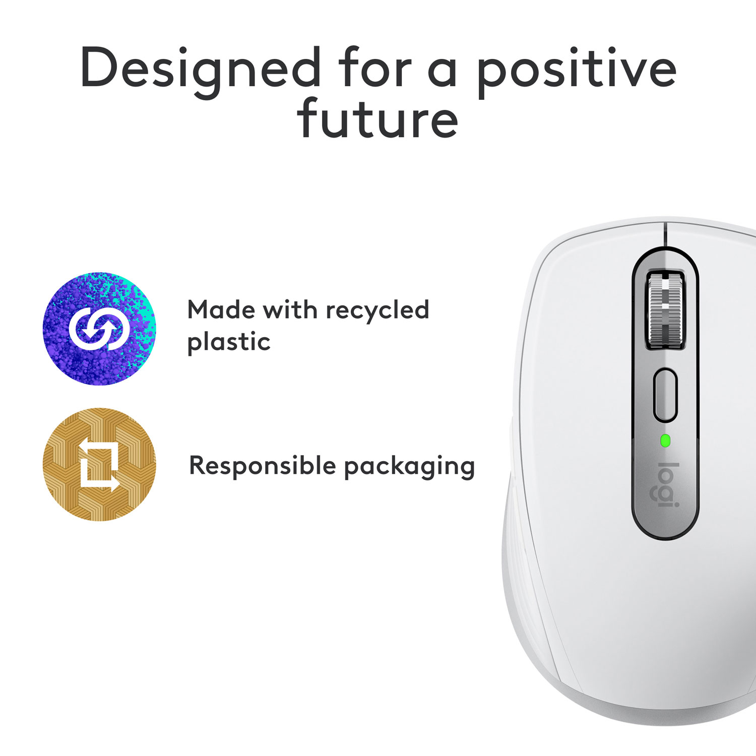 Logitech MX Anywhere 3S Wireless Compact Darkfield Mouse for Mac - Pale Grey - Only at Best Buy