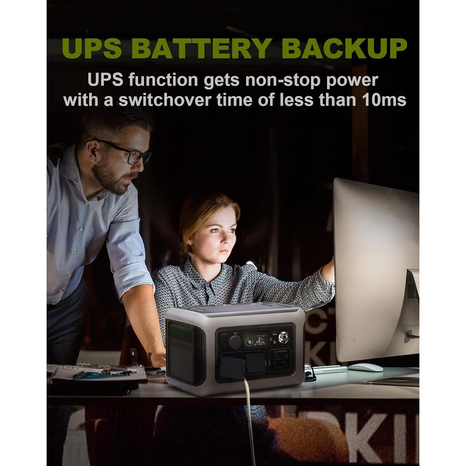 ALLPOWERS 299Wh 600W Portable Power Station R600