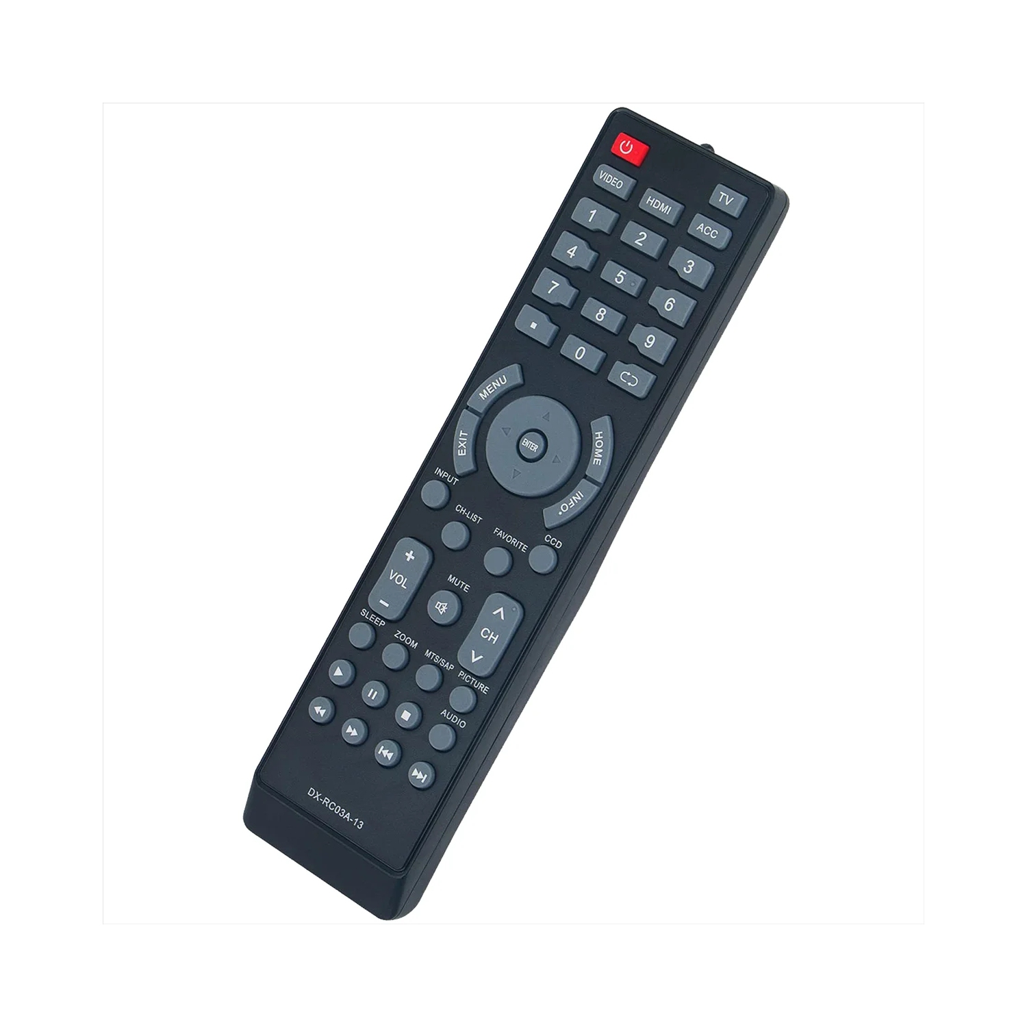 NS-RC03A-13 NSRC03A13 Replace Remote fit for Insignia LCD LED TV NS-42L260A13 NS-46L240A13 NS-42E440A13 46E480A13 NS-32L120A13 NS-42E470A13