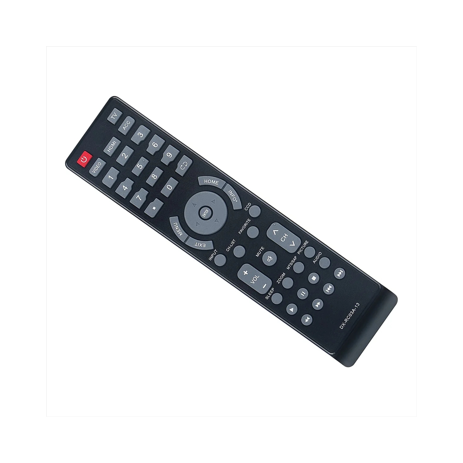 NS-RC03A-13 NSRC03A13 Replace Remote fit for Insignia LCD LED TV NS-42L260A13 NS-46L240A13 NS-42E440A13 46E480A13 NS-32L120A13 NS-42E470A13