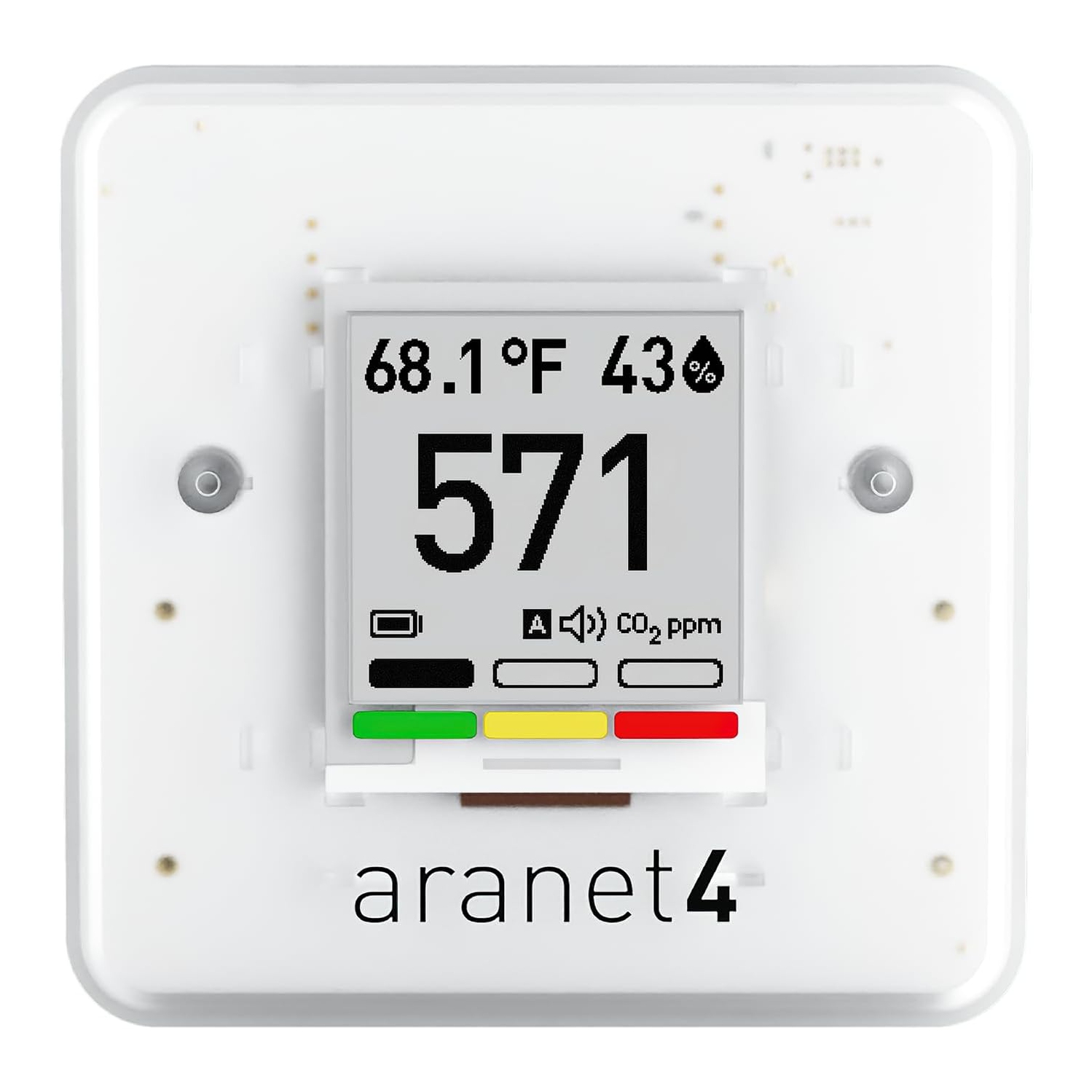 SAF Aranet4 Home: Wireless Indoor Air Quality Meter for Home, Office or School (CO2, Temperature, Humidity and More)