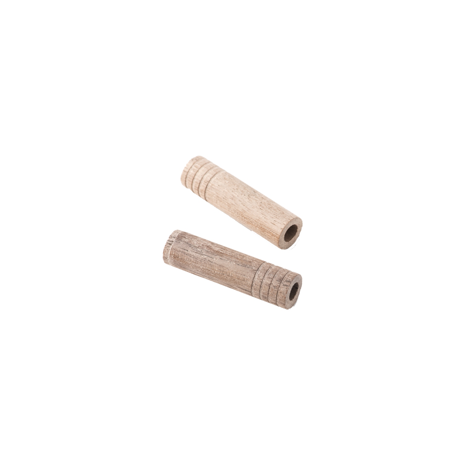 Fender Truss Rod Cavity Plugs - Walnut Grooved Drilled 2 Pack