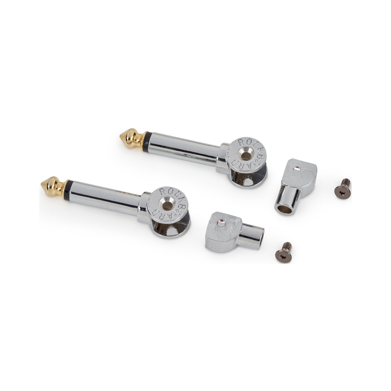 RockBoard by Warwick PatchWorks Solderless Plugs - Chrome 2 Pack