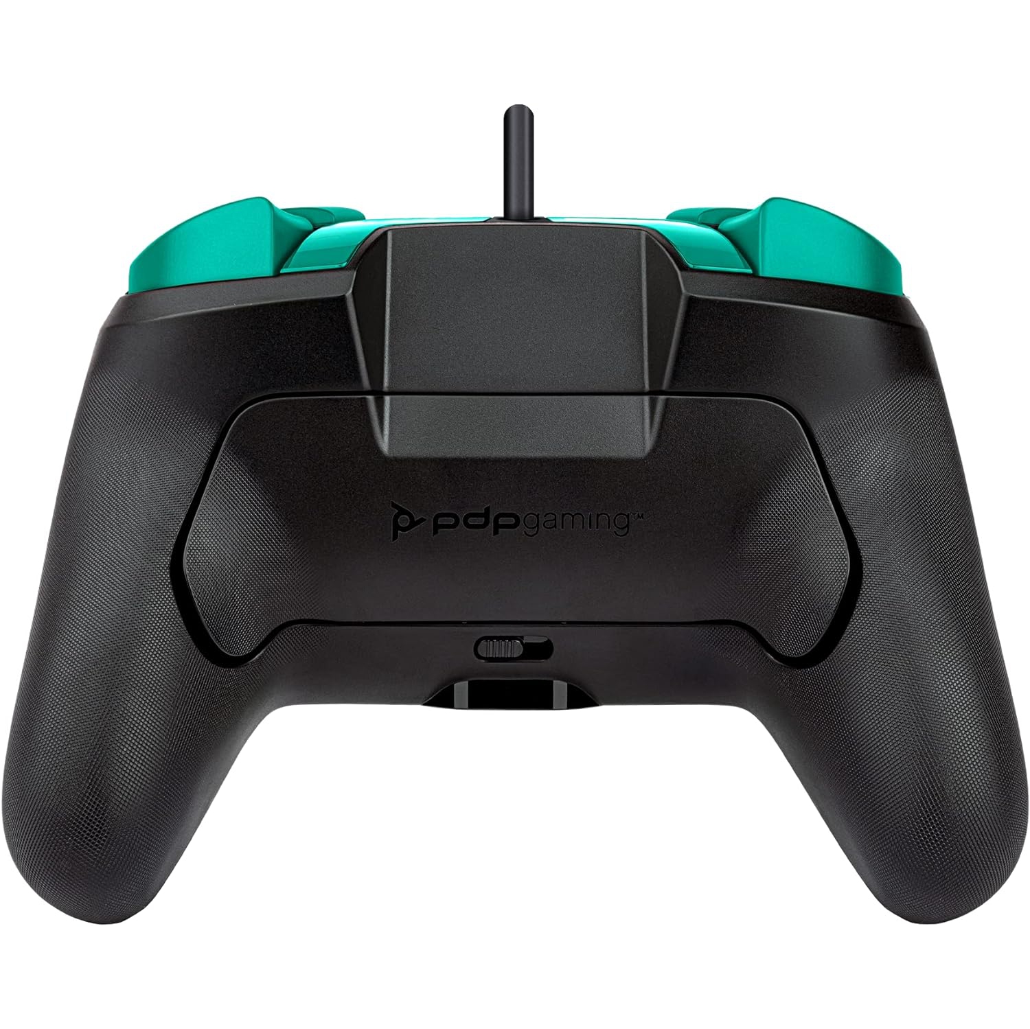 Refurbished- PDP Gaming REMATCH Wired Switch Pro Controller - Animal Crossing - Tom Nook - Blue/Green - Officially Licensed by Nintendo