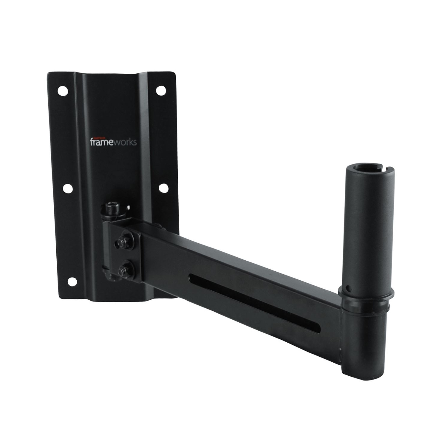 Gator Adjustable Wall Mountable Speaker Stands - Black