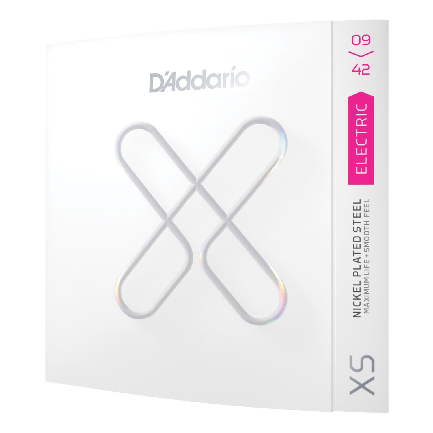 Cordes de guitare électrique XS d'Addario - Super Light en acier nickelé