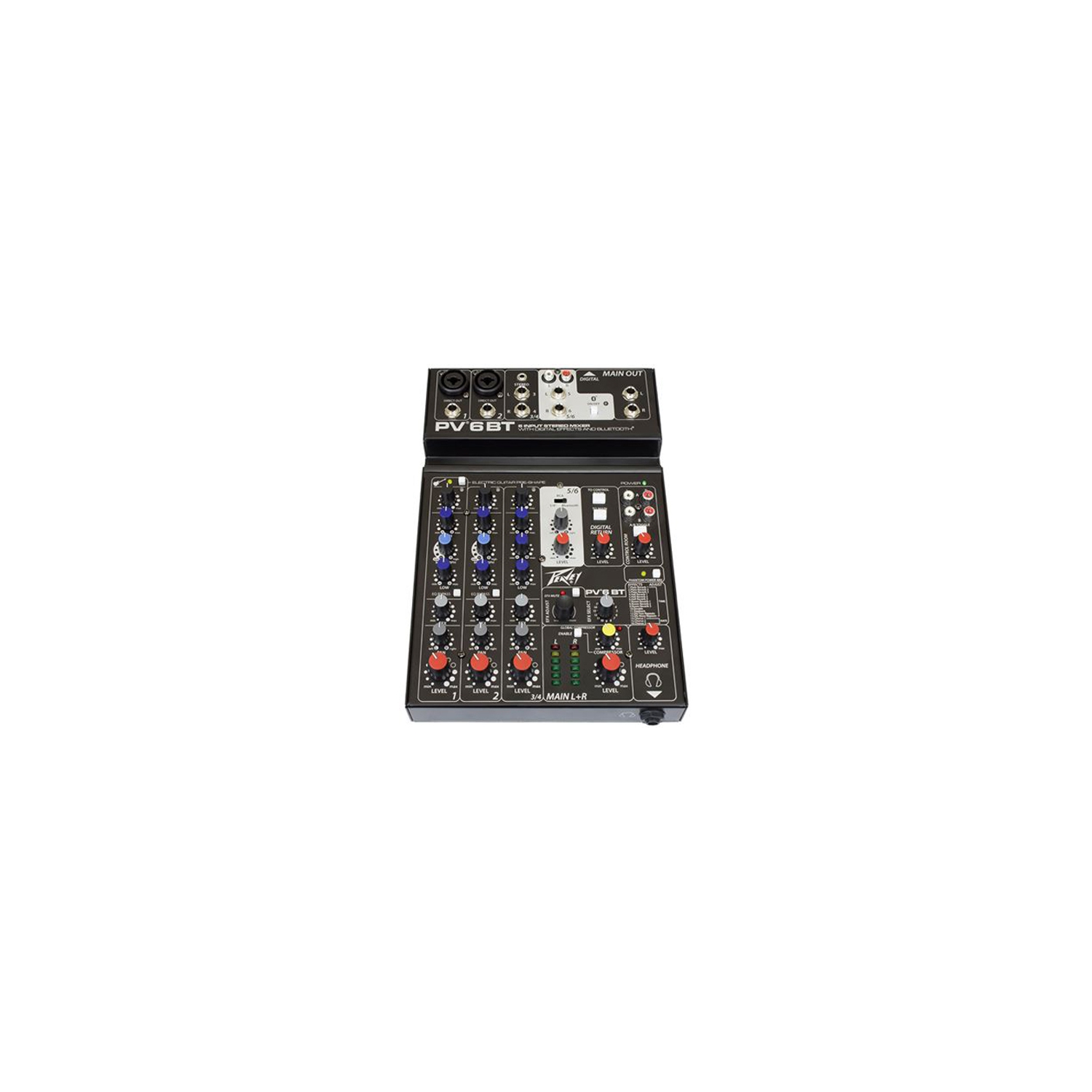 Peavey PV 6 BT 6-Channel Mixer w/ Bluetooth