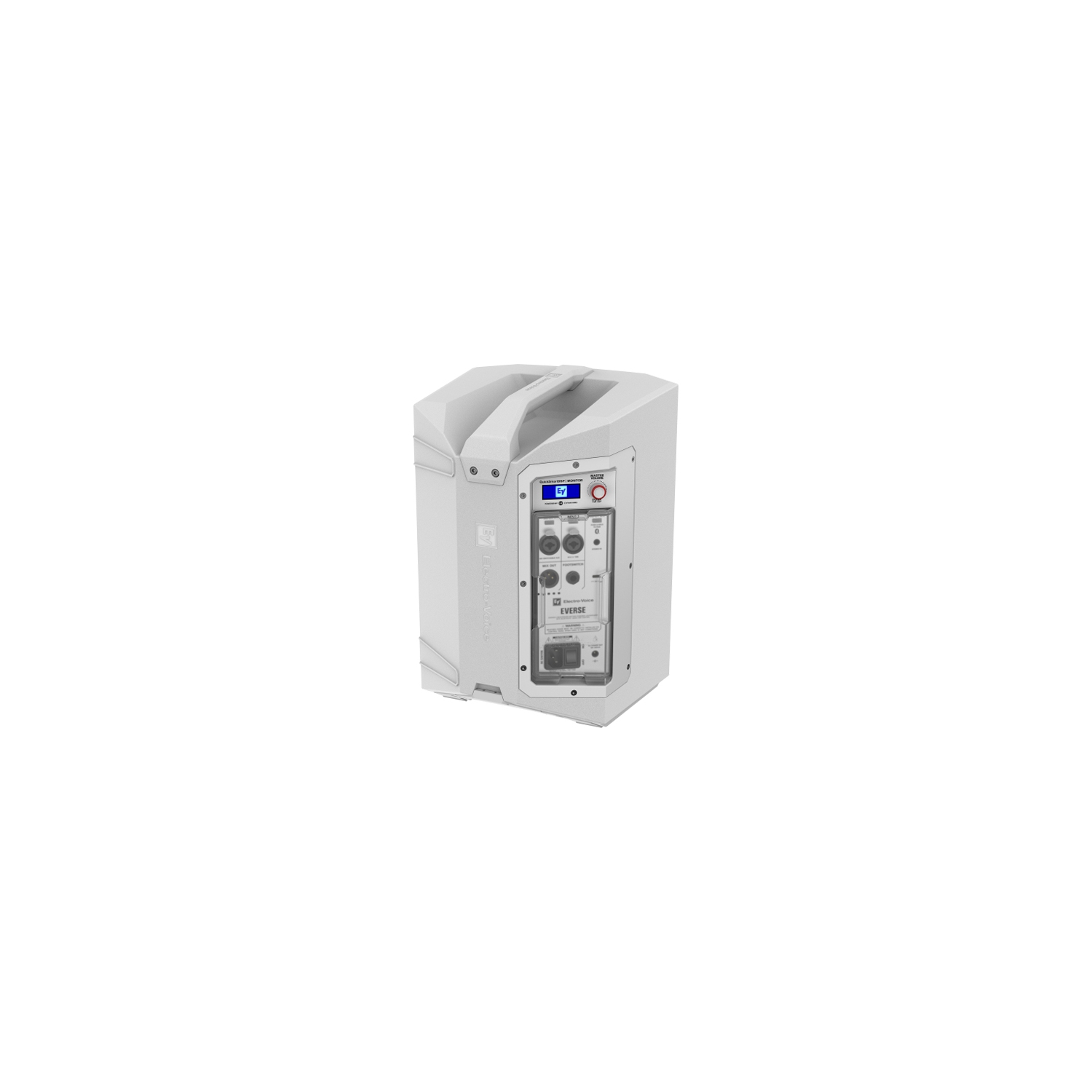 Haut-parleur IP43 alimenté par piles EVERSE 8 d'Electro-Voice avec Bluetooth - Blanc