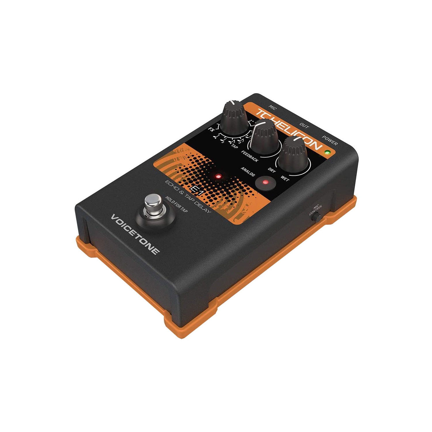 TC-Helicon VoiceTone E1 - Echo and Tap Delay Pedal