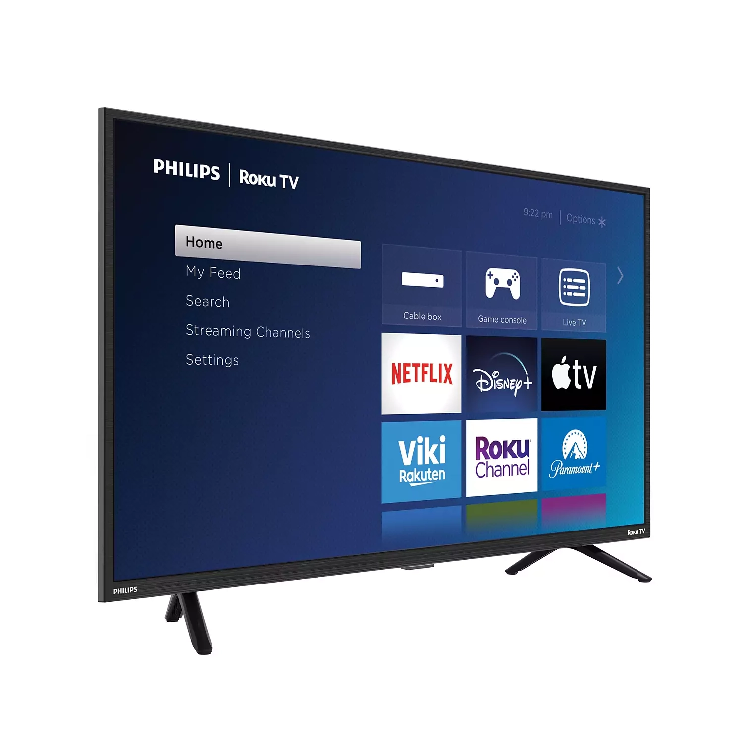 Refurbished - PHILIPS 32PFL6573/F6 32" 1080p FHD LED Roku Smart TV