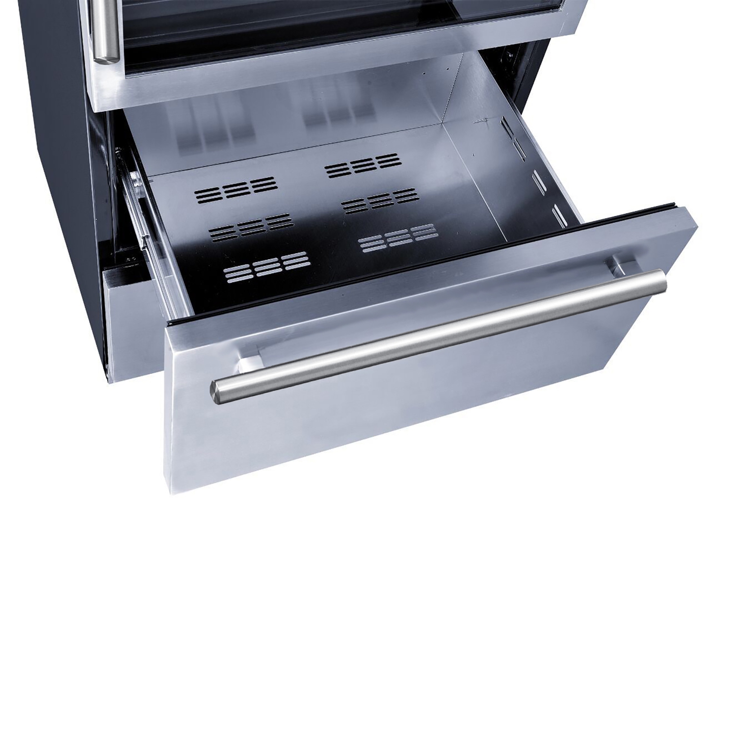 Forno Capraia 30" Dual Temperature Zone Wine Cooler with two Refrigerator Drawers