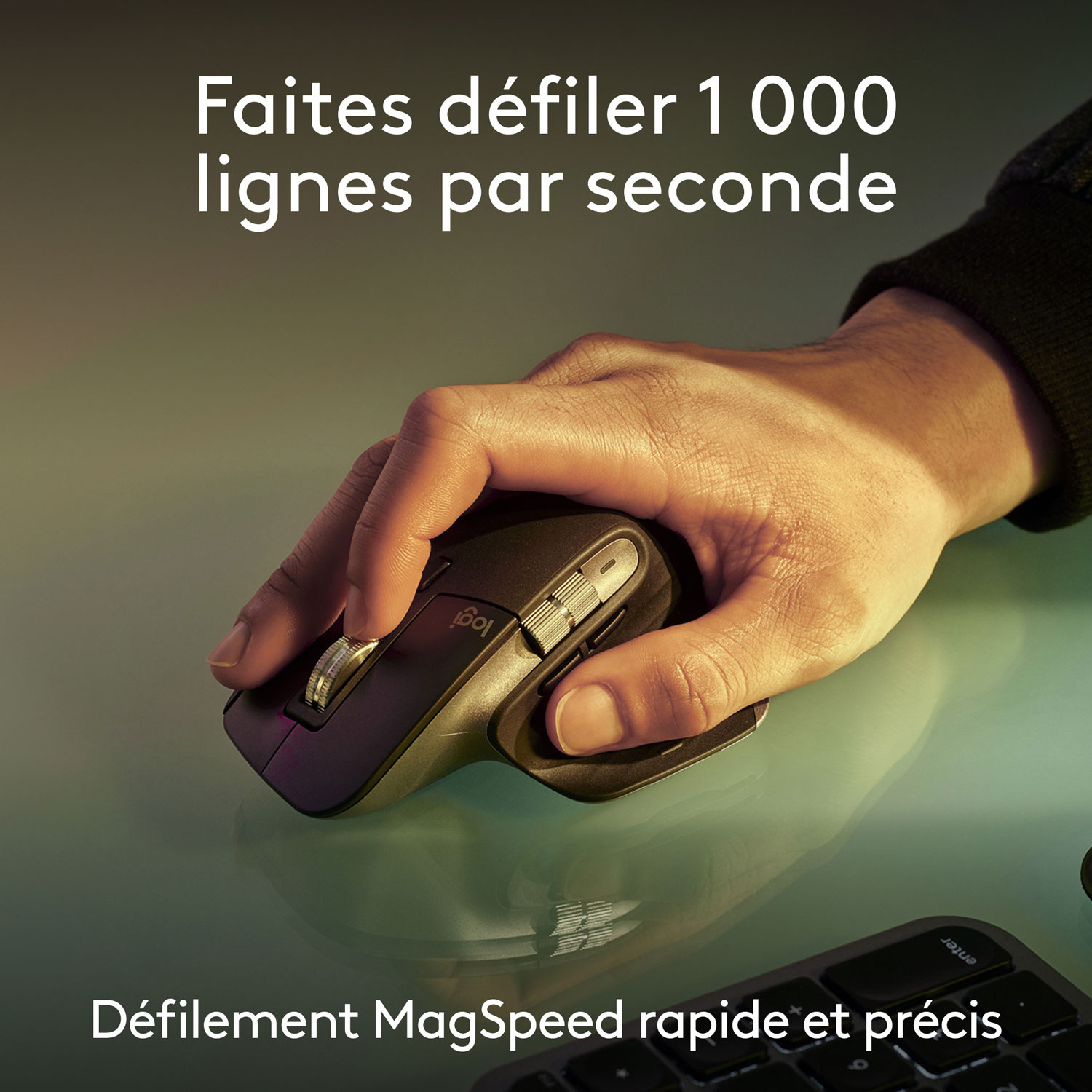 Ensemble Bluetooth MX Keys S de Logitech pour Mac/iPad - Gris cosmique