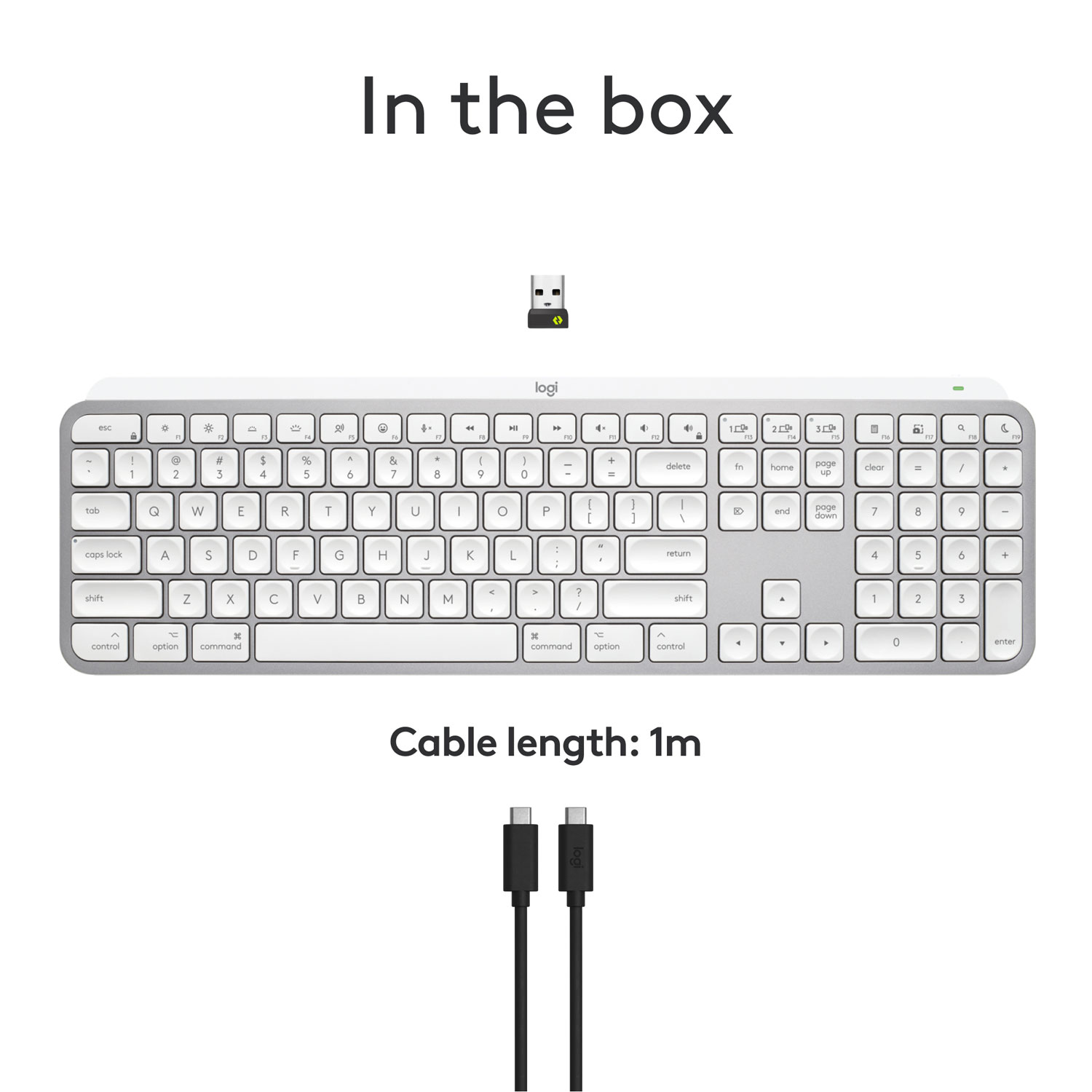 Logitech MX Keys S Wireless Backlit Keyboard for Mac/Ipad - Pale Grey - Only at Best Buy