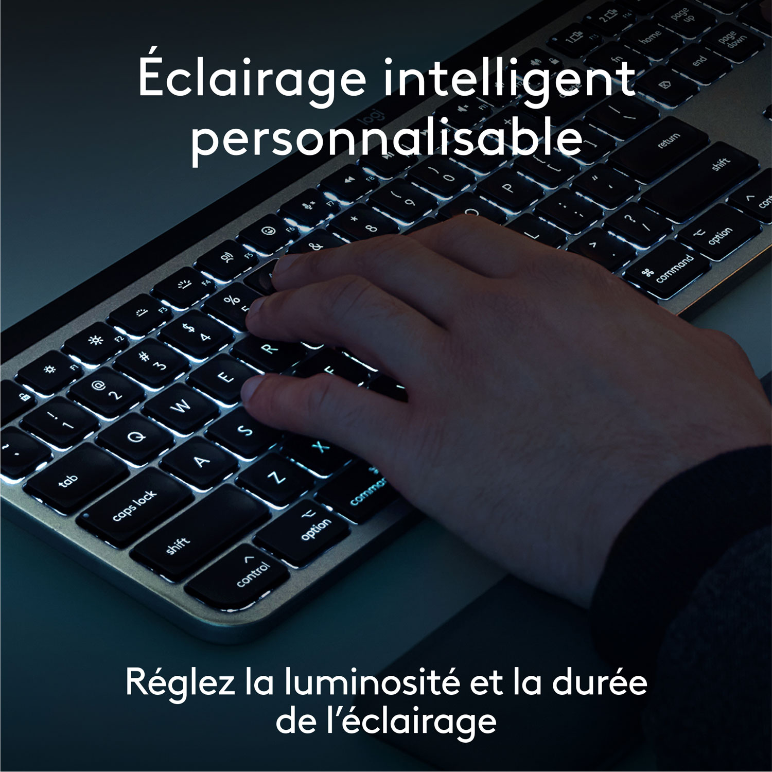 Logitech MX Keys S Wireless Backlit Keyboard for Mac/Ipad - Pale Grey - Only at Best Buy