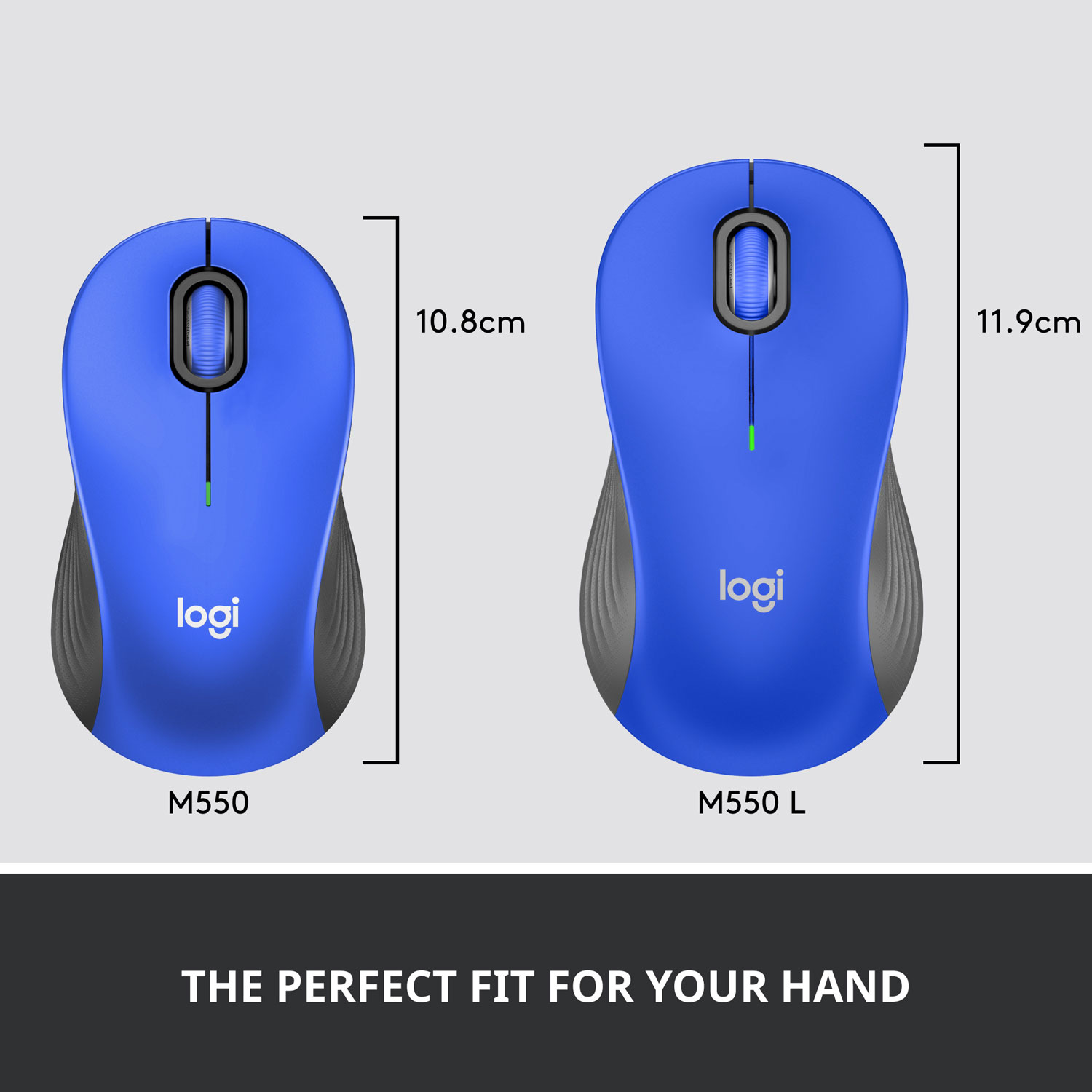 Logitech Signature M550 L Wireless Optical Mouse - Blue
