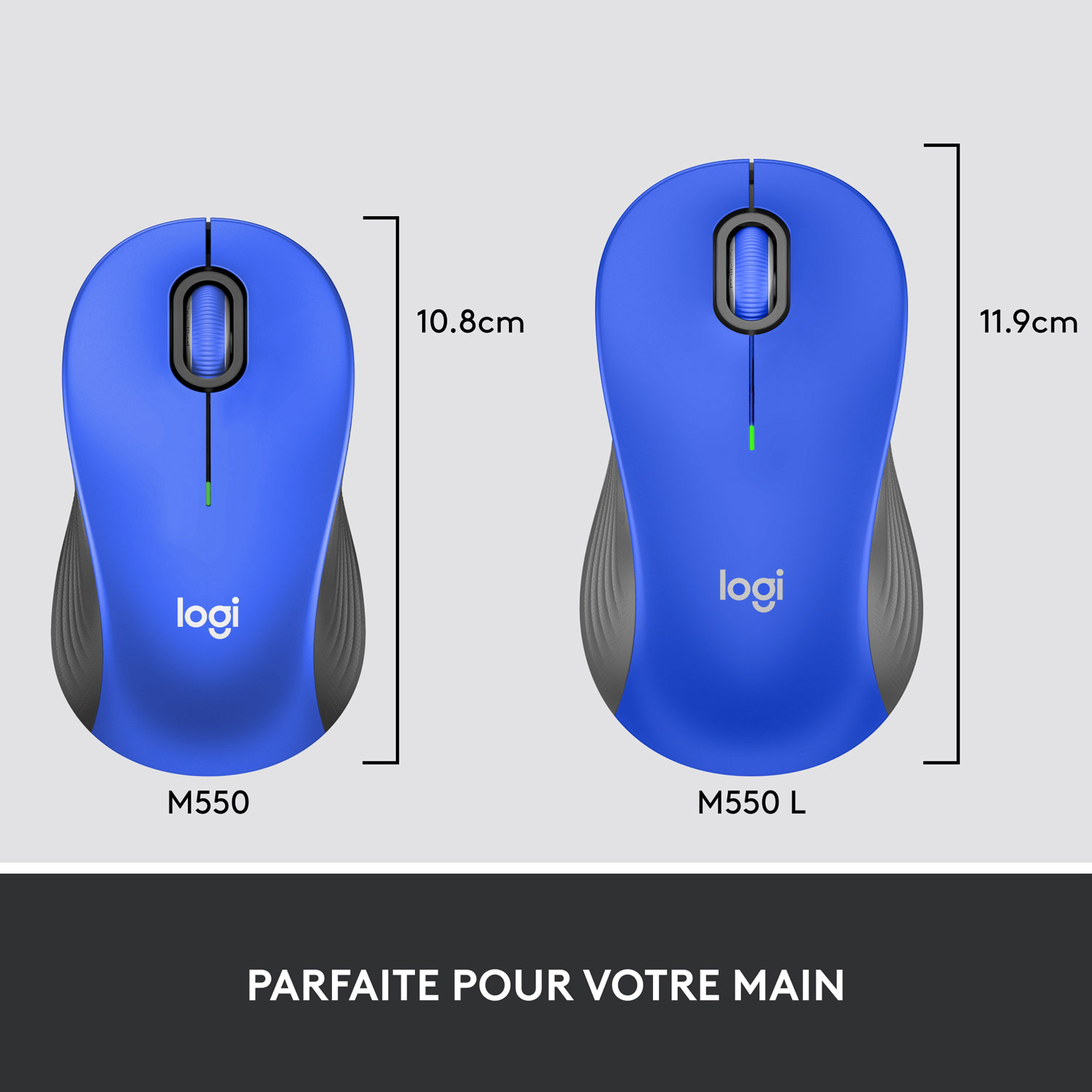 Logitech Signature M550 L Wireless Optical Mouse - Blue