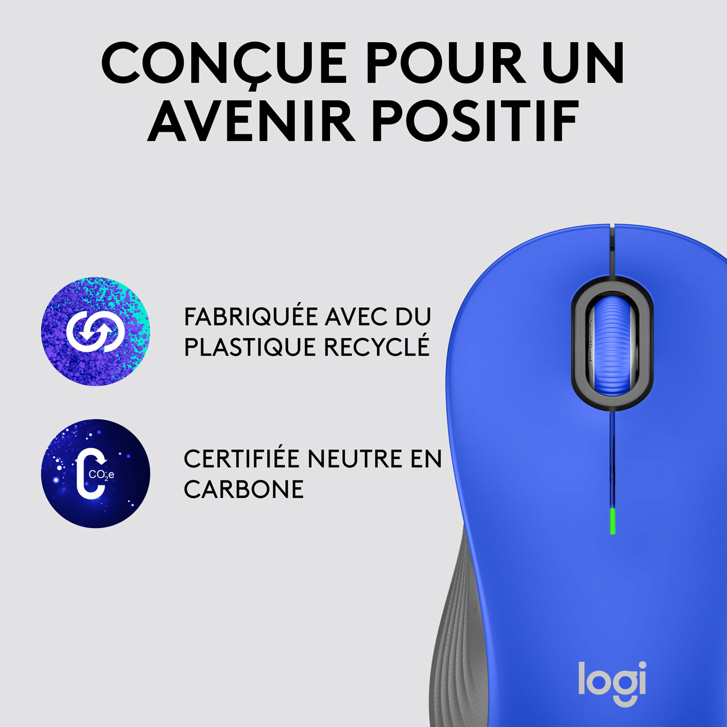 Logitech Signature M550 L Wireless Optical Mouse - Blue