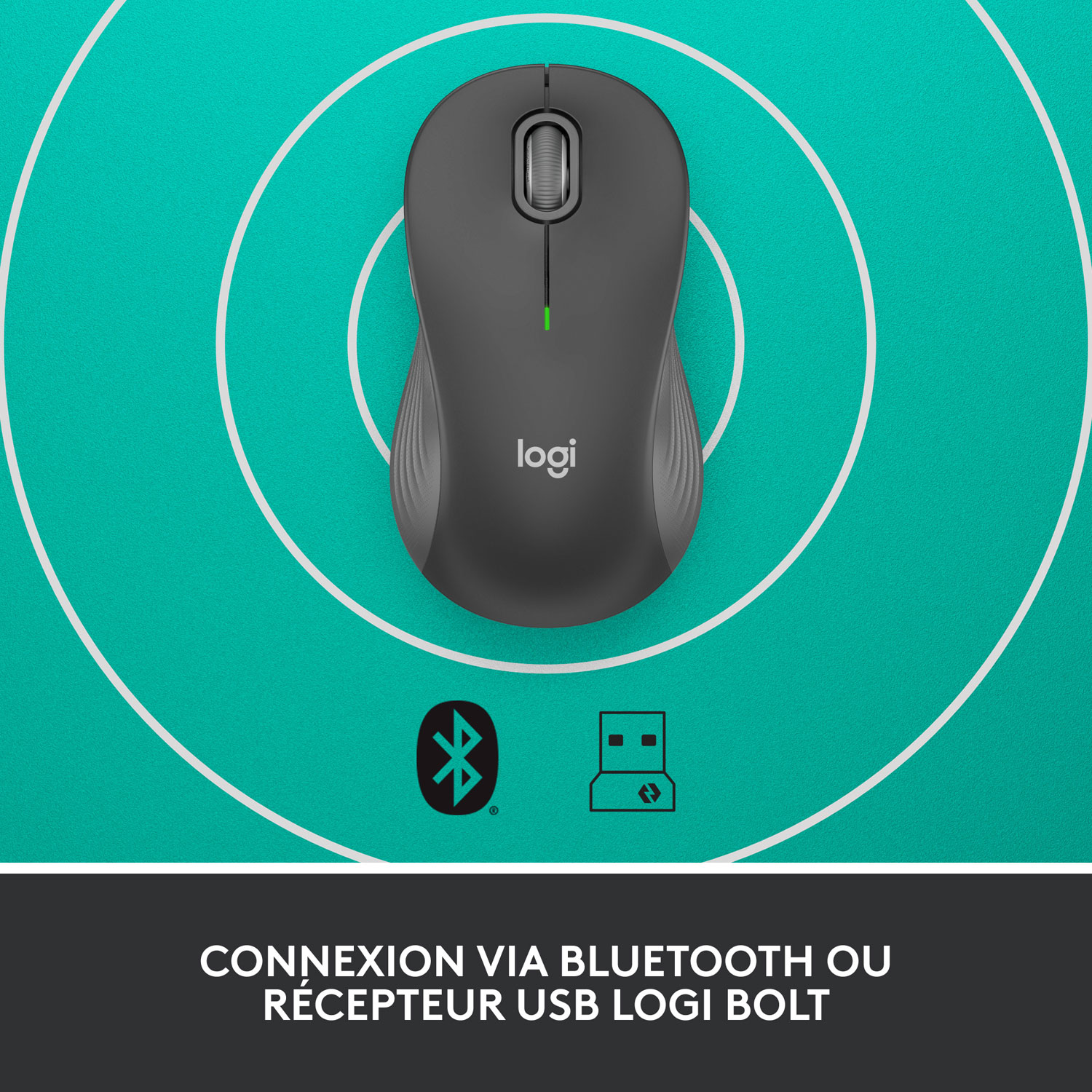 Souris optique sans fil Signature M550 de Logitech - Graphite