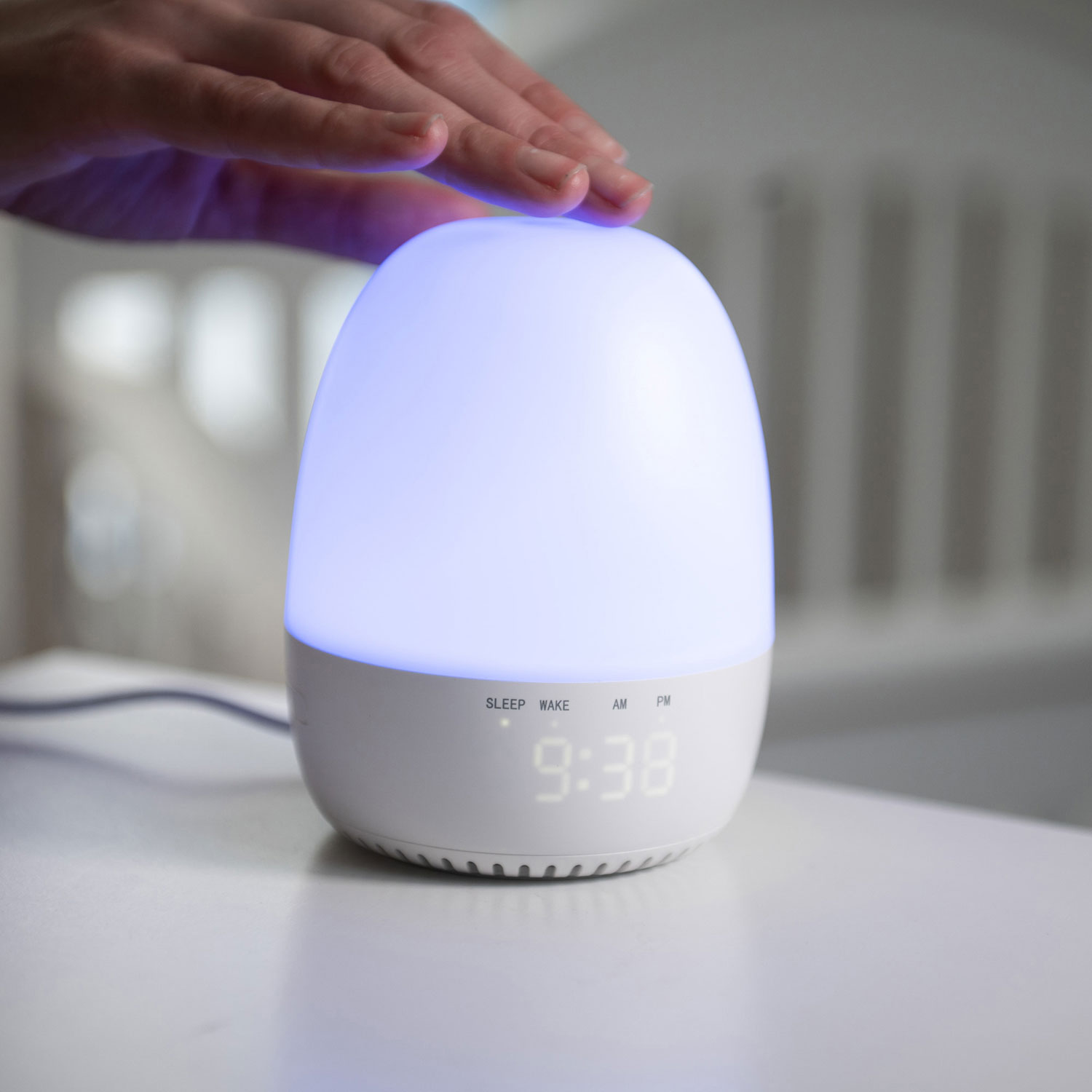 Yogasleep Sleep Trainer Sound Machine with Night Light - White