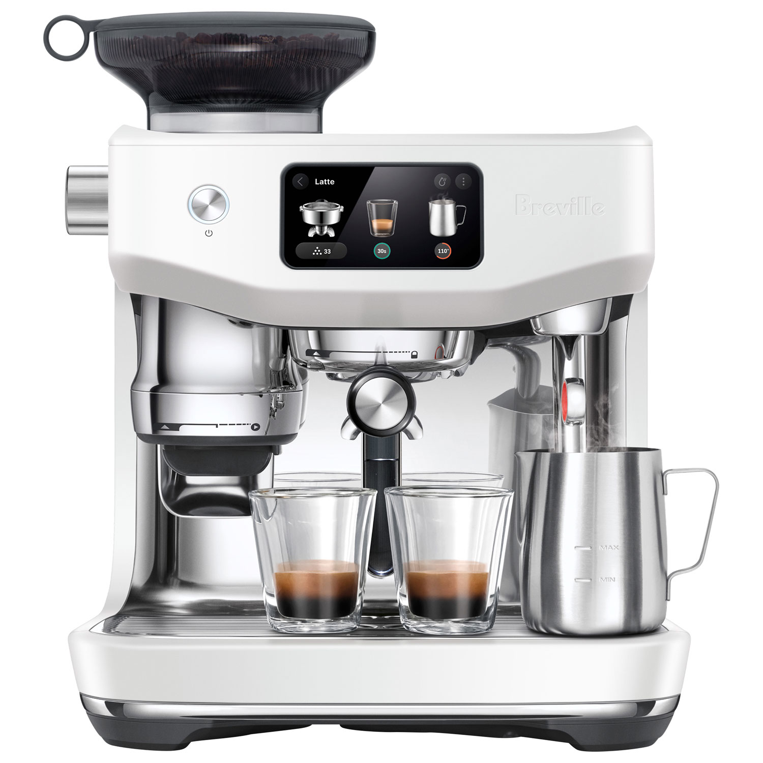 Breville Oracle Jet Espresso Machine with Frother & Coffee Grinder - Sea Salt