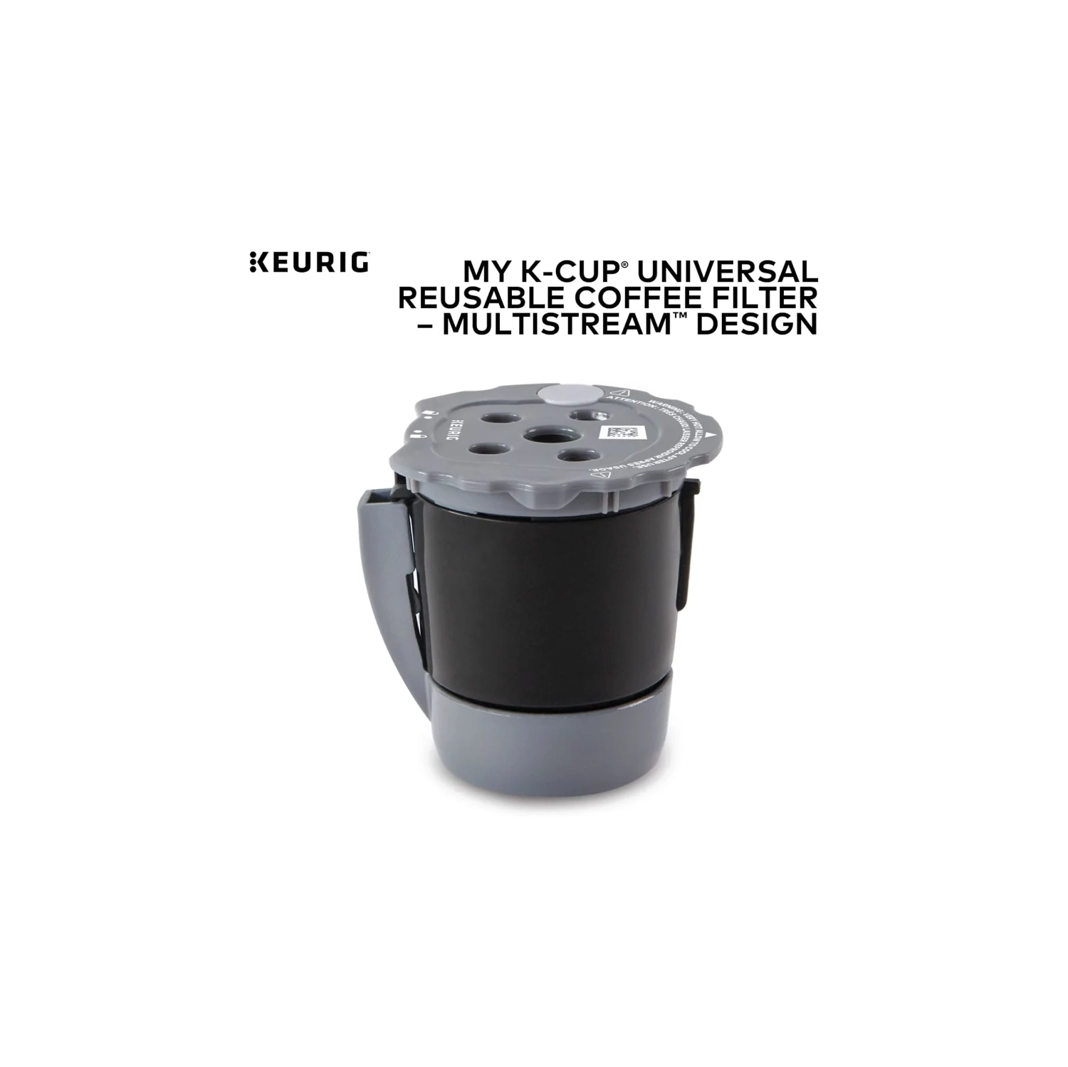 Keurig My K-Cup Universal Reusable Filter with MultiStream Technology - Gray