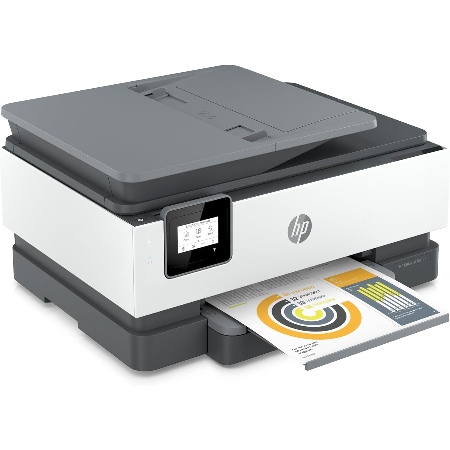 HP OfficeJet 8015e Wireless All-in-One Printer - Bonus 3 Months Ink with HP