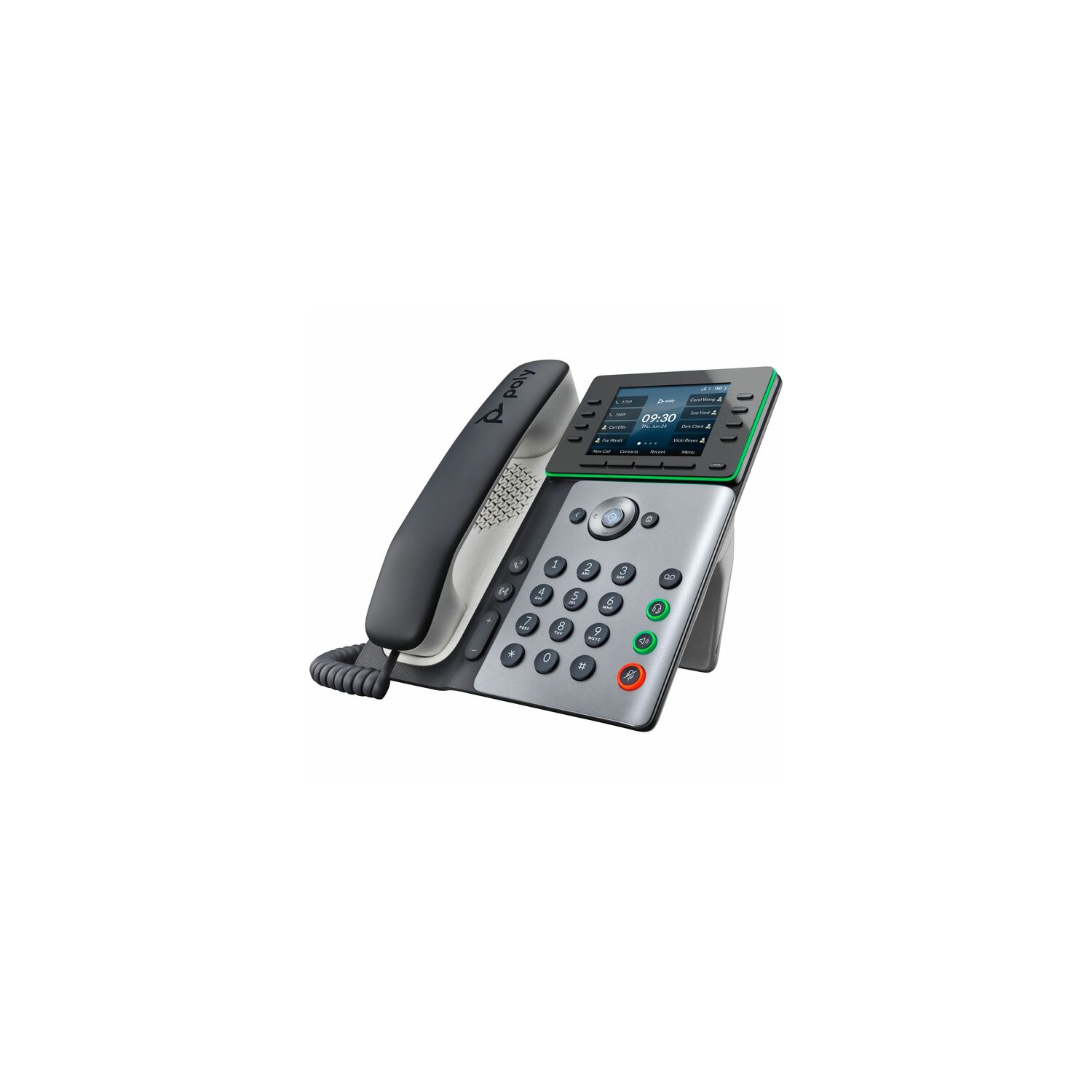 Poly E350 Edge E350 IP Phone and PoE-enabled with Power Supply